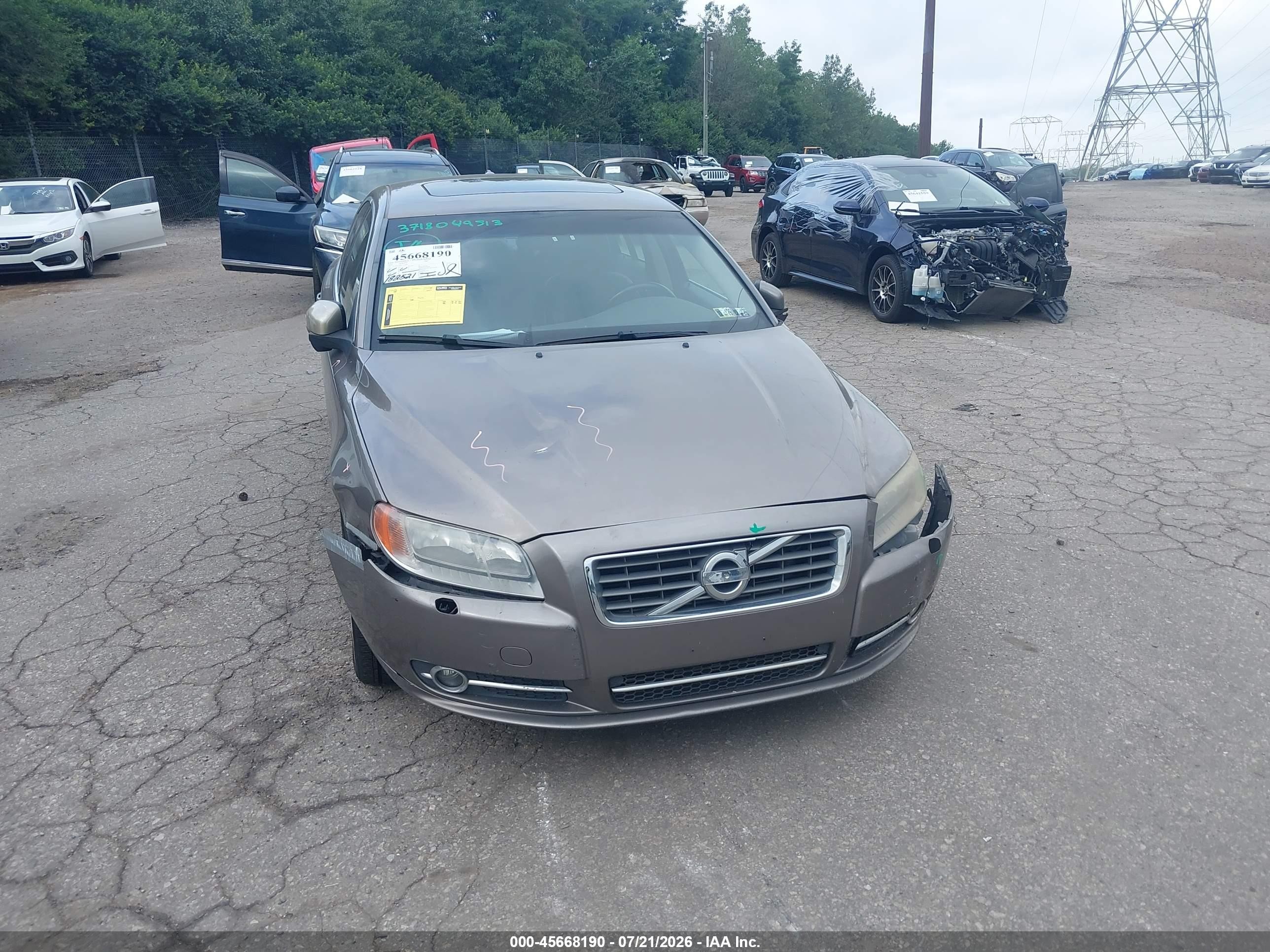 2010 Volvo S80 T6 Brown vin: YV1992AH8A1123905