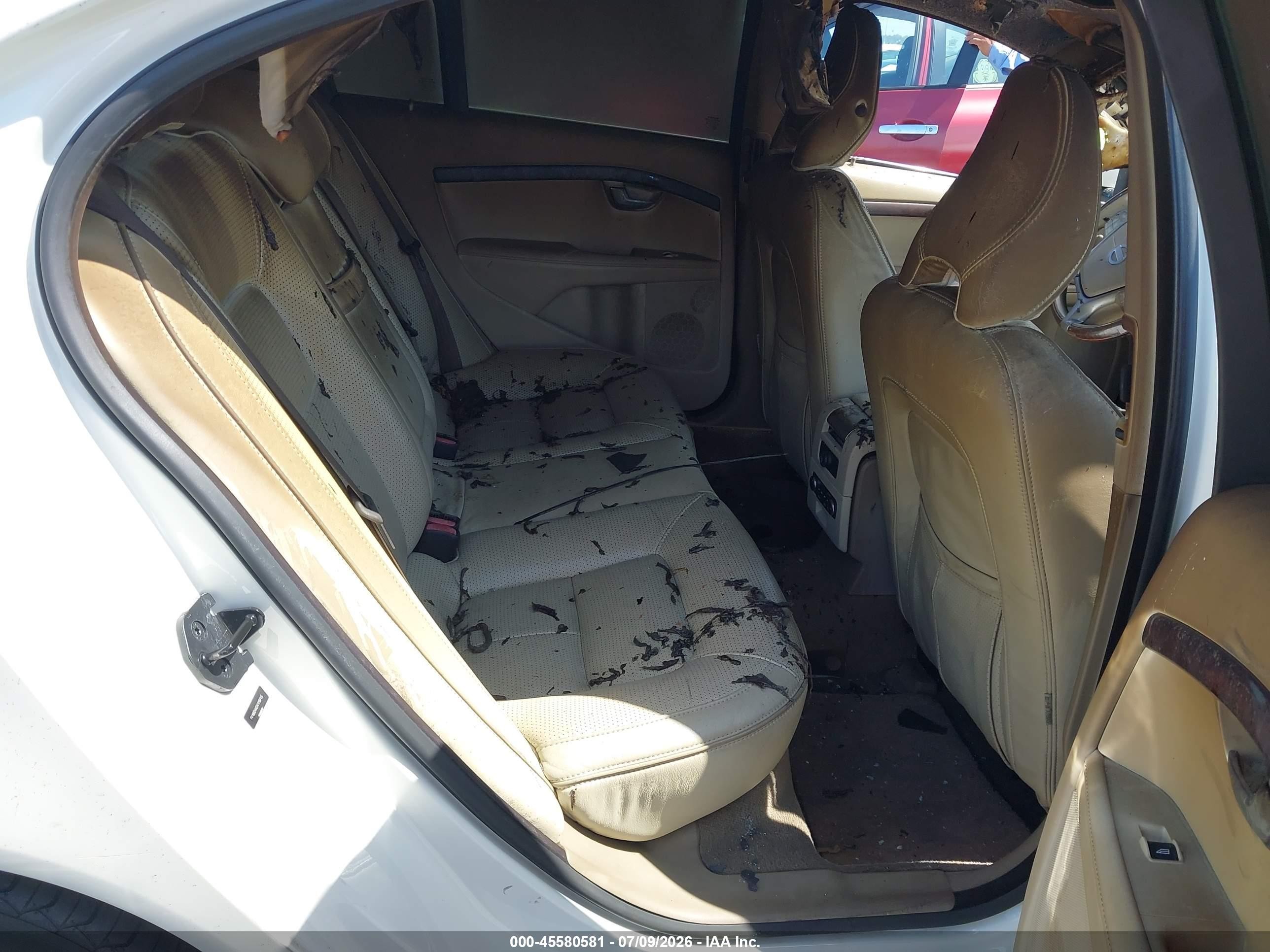 2010 Volvo S80 T6 White vin: YV1992AR2A1119745