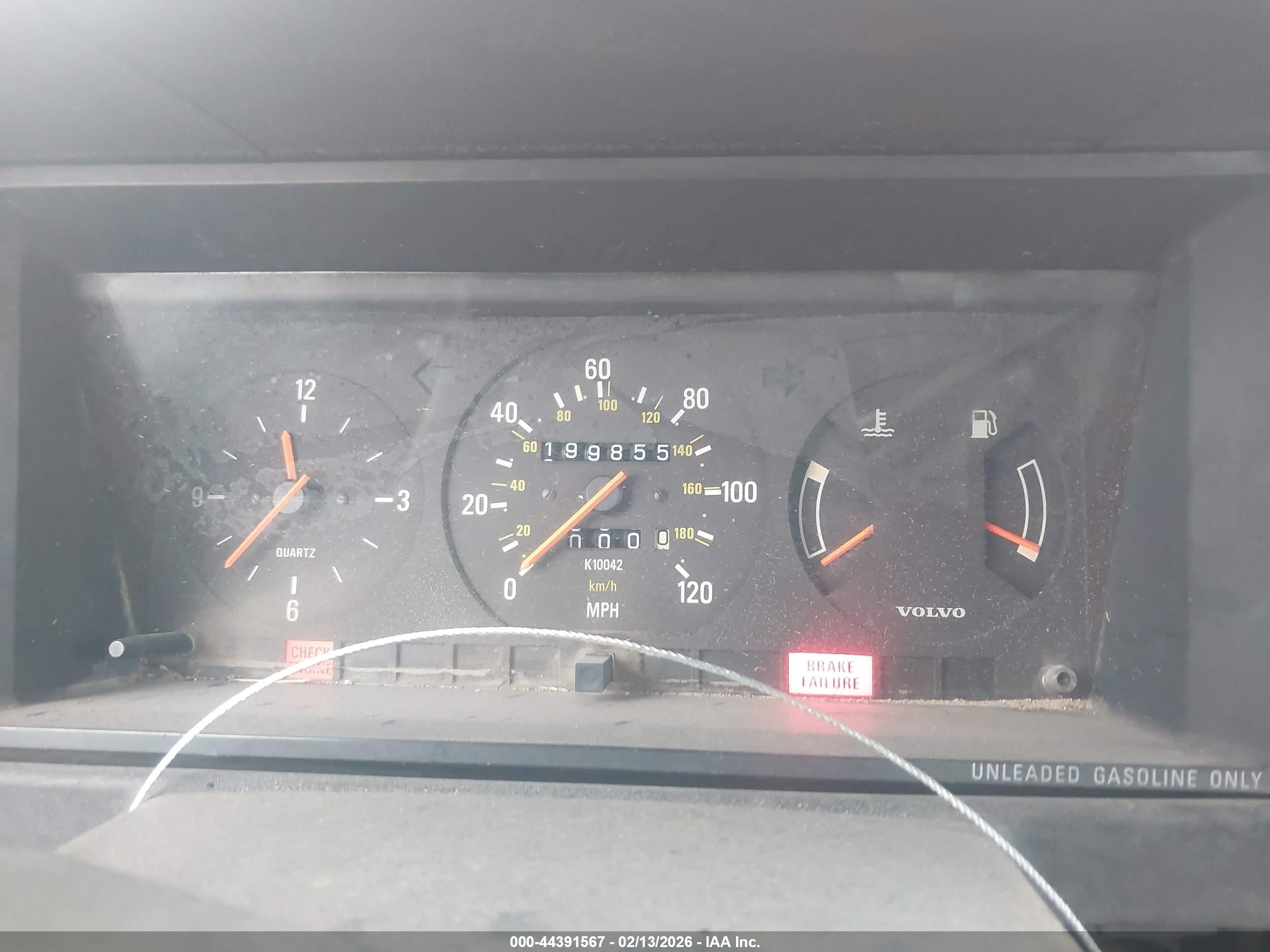 1991 Volvo 240   Красный vin: YV1AA8847M1442355