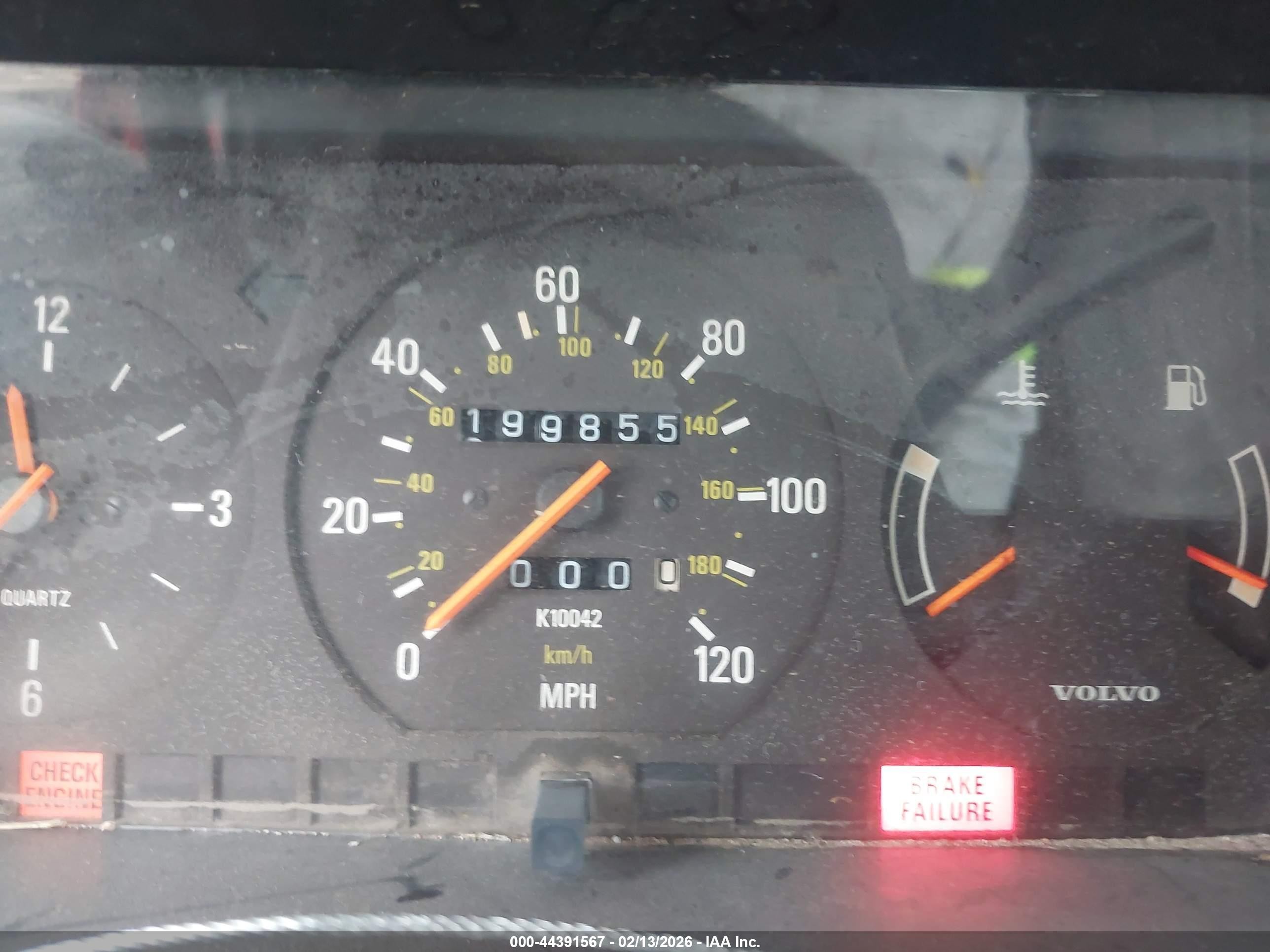 1991 Volvo 240   Красный vin: YV1AA8847M1442355
