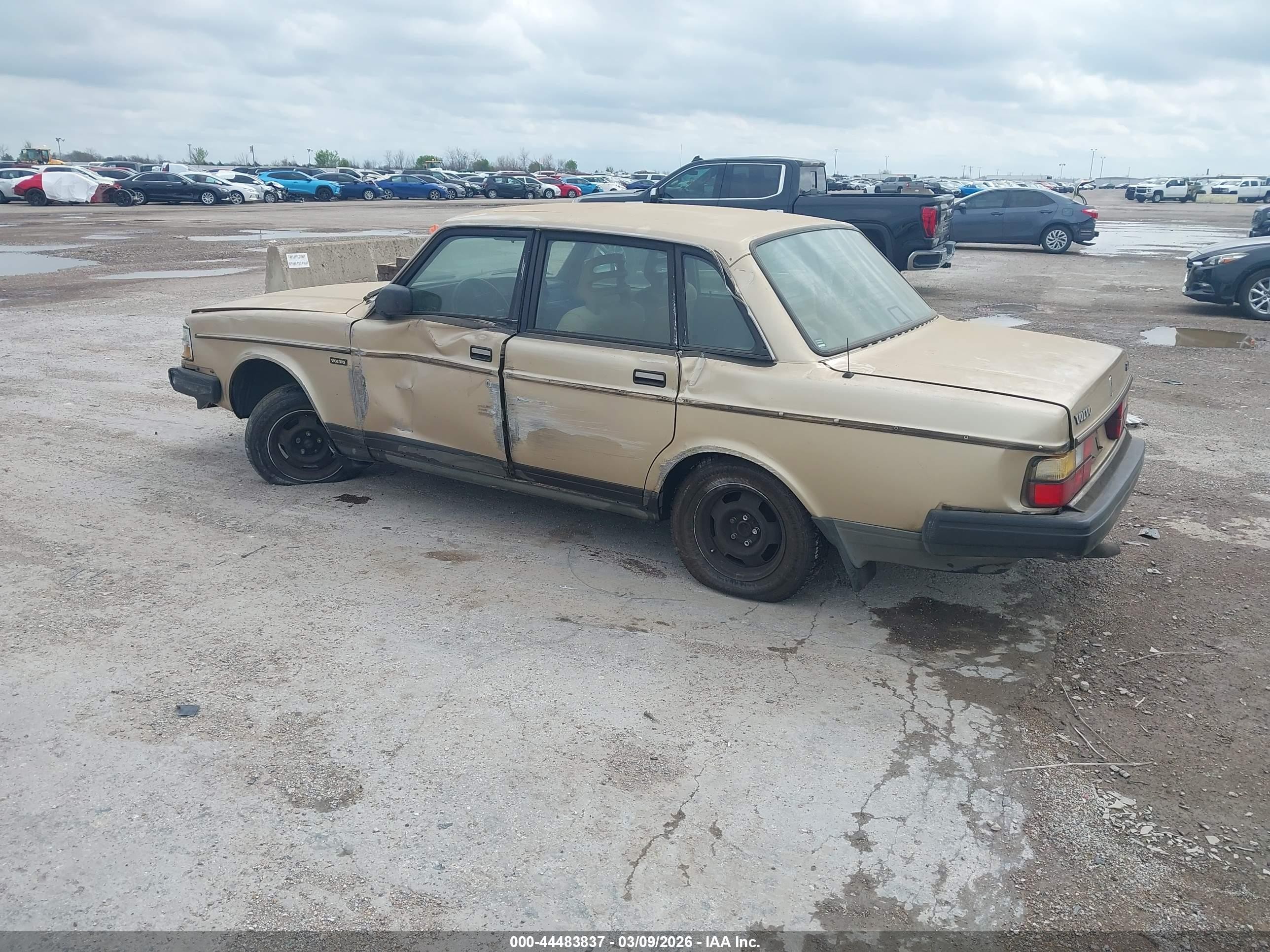 1991 Volvo 240   Gold vin: YV1AA8849M1456953