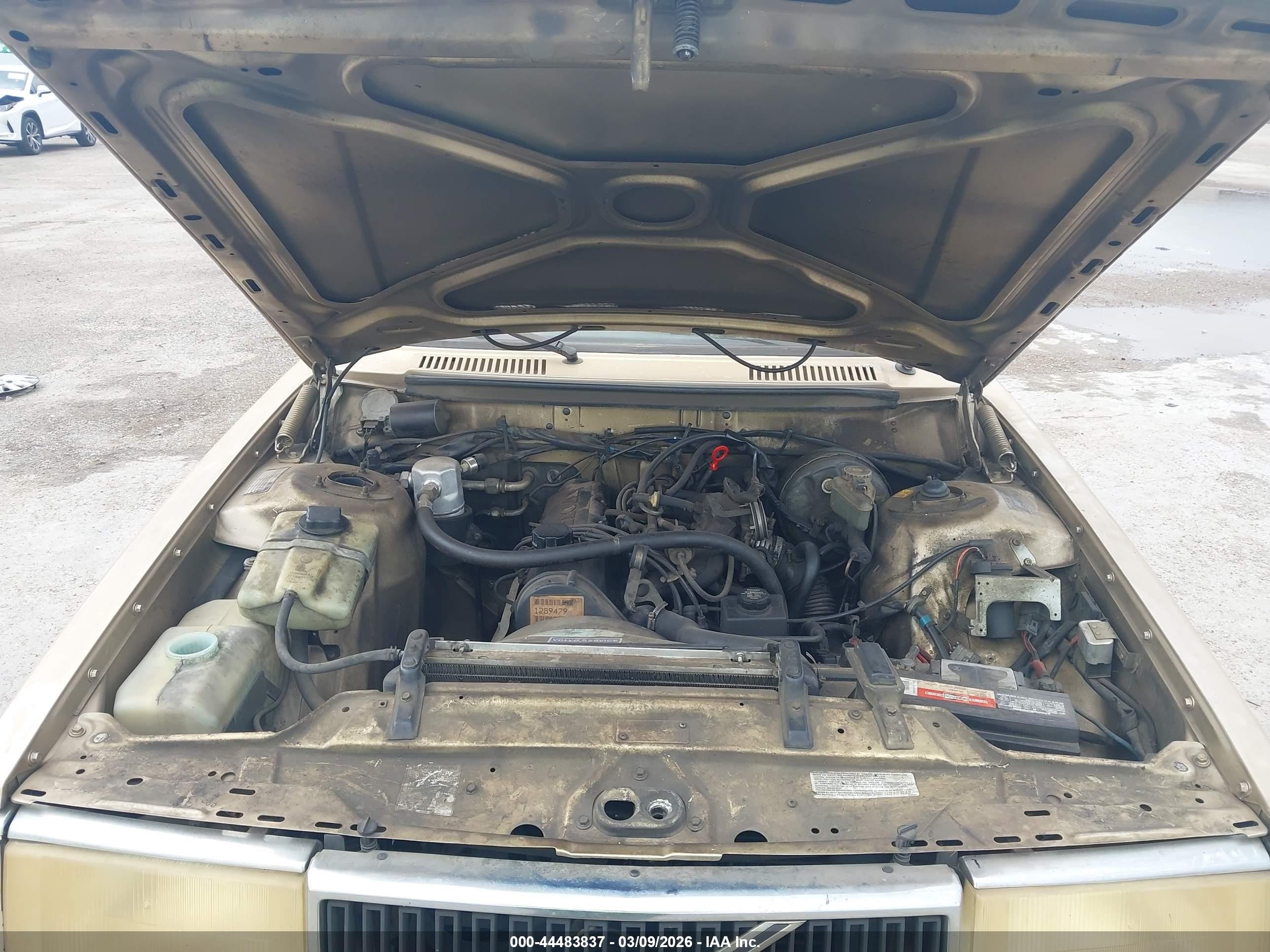 1991 Volvo 240   Gold vin: YV1AA8849M1456953