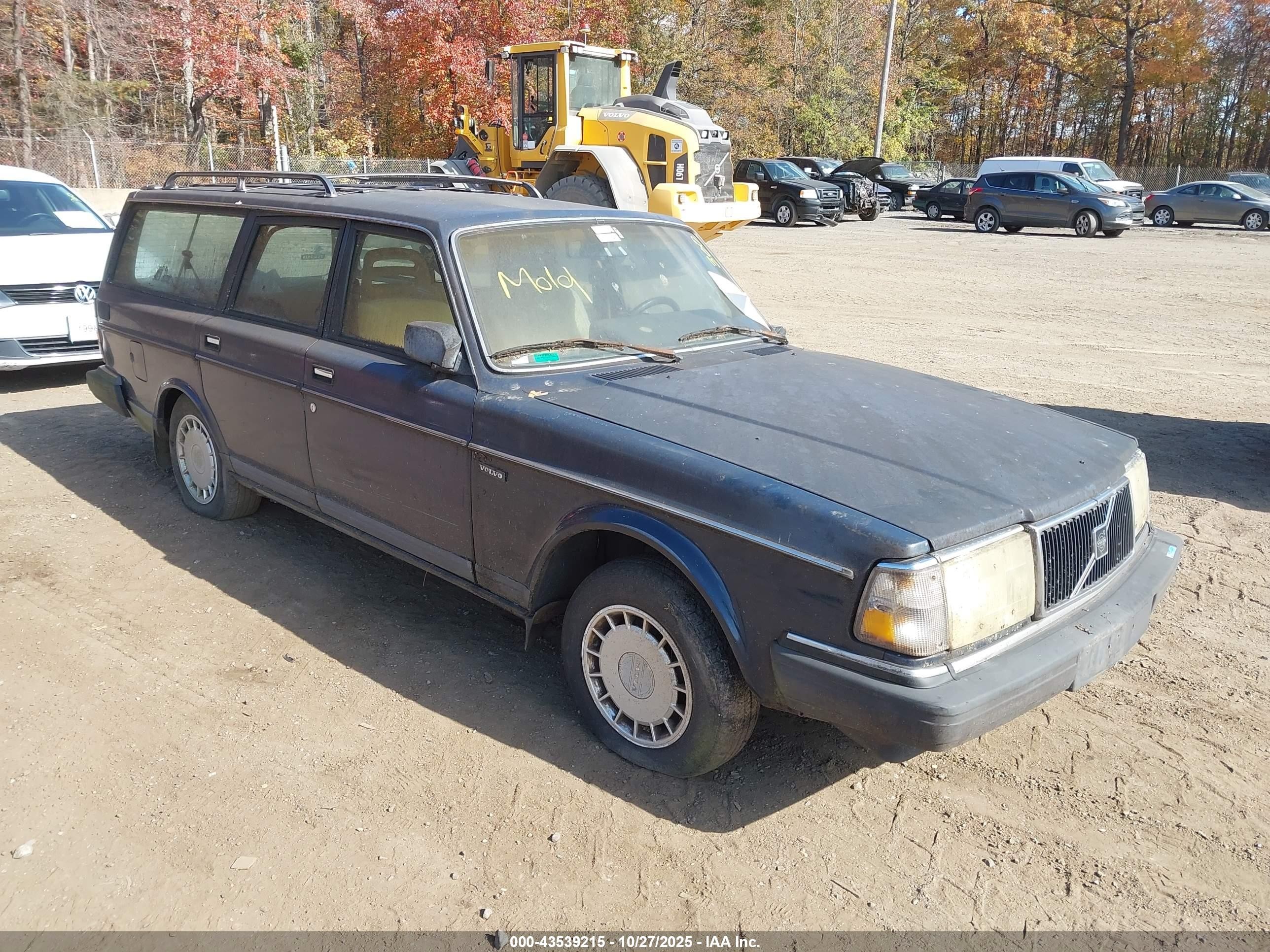 1990 Volvo 240 Dl Blue vin: YV1AA8850L1857086