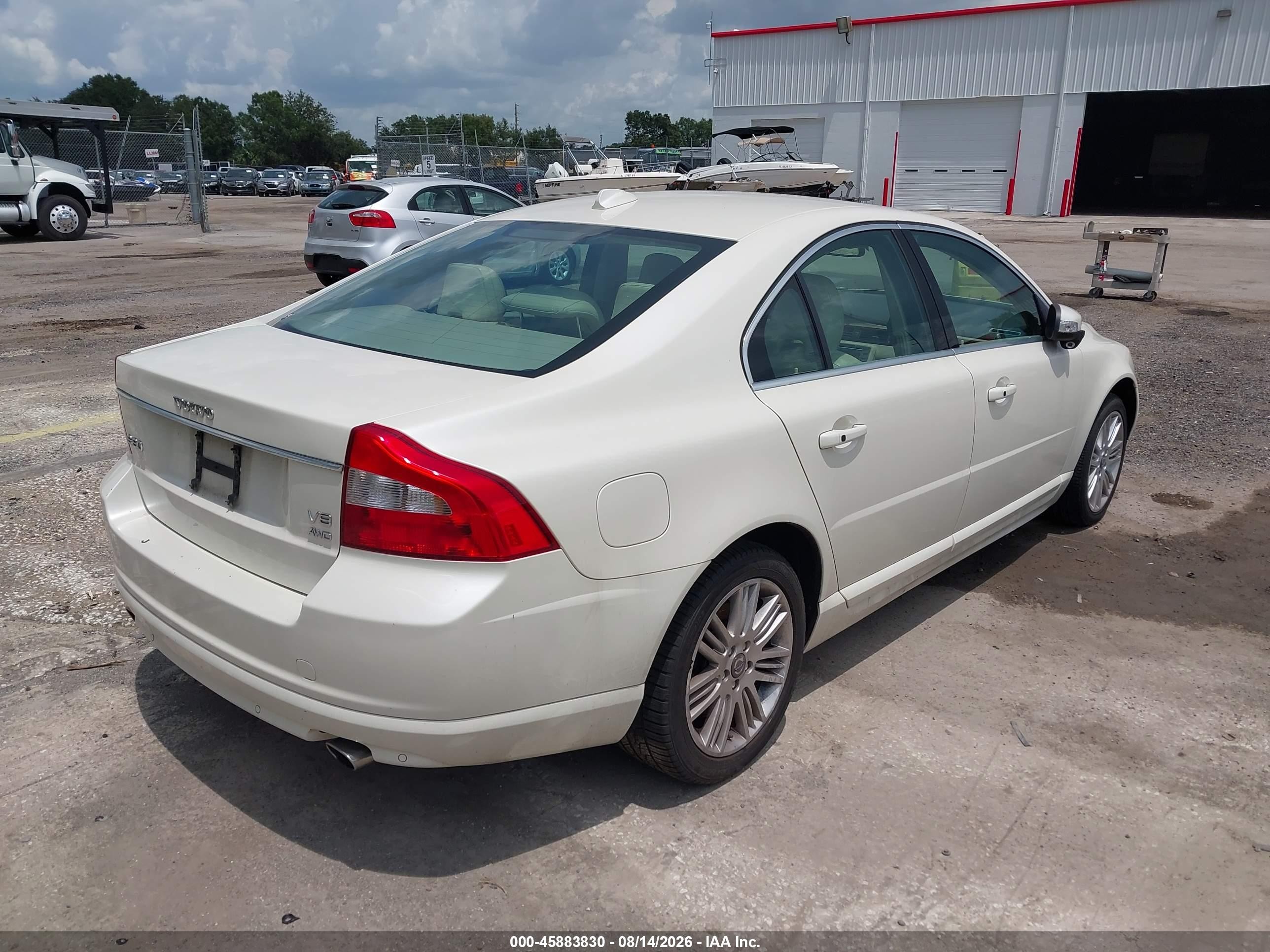 2007 Volvo S80 V8 White vin: YV1AH852071038459