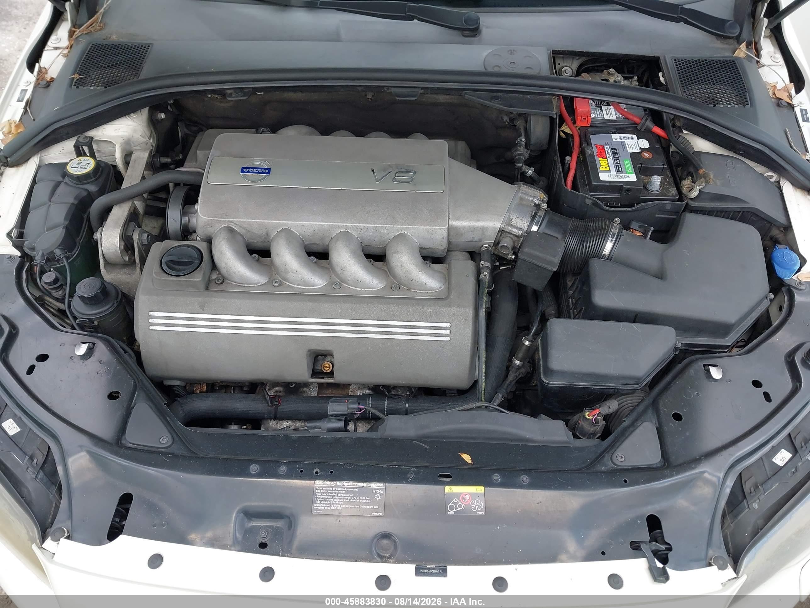 2007 Volvo S80 V8 White vin: YV1AH852071038459