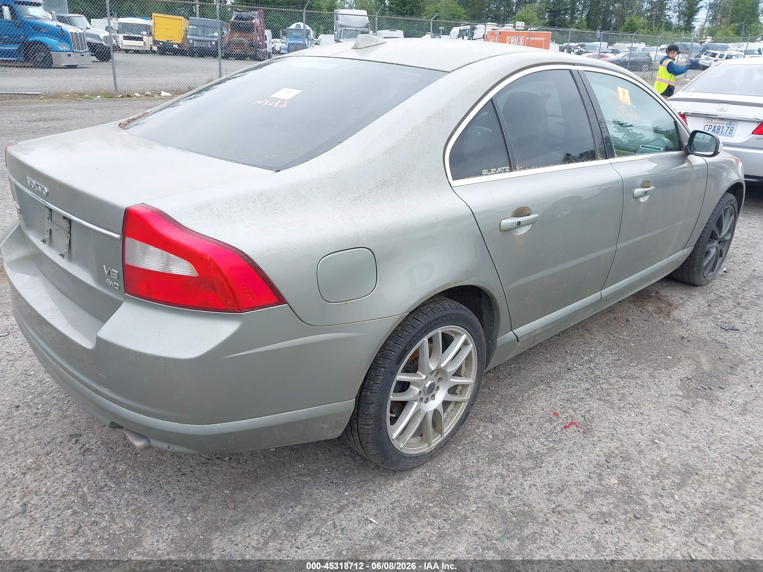 2007 Volvo S80 V8 Silver vin: YV1AH852171033965