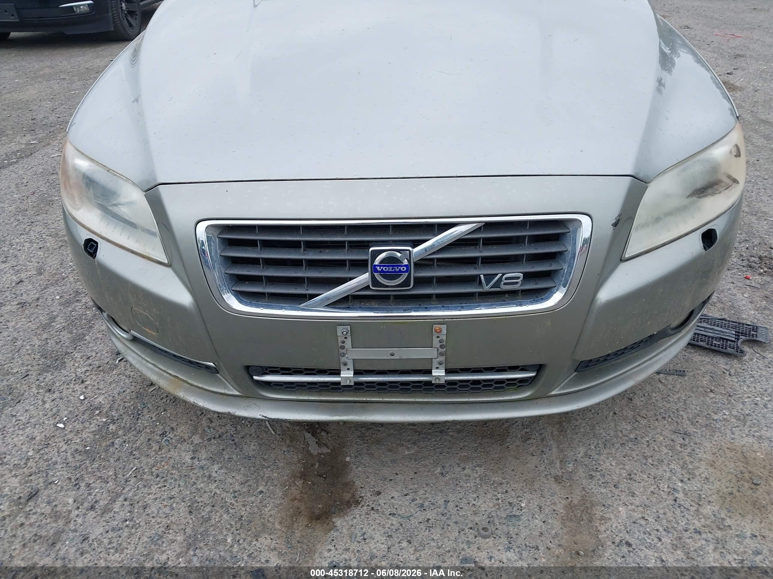 2007 Volvo S80 V8 Silver vin: YV1AH852171033965