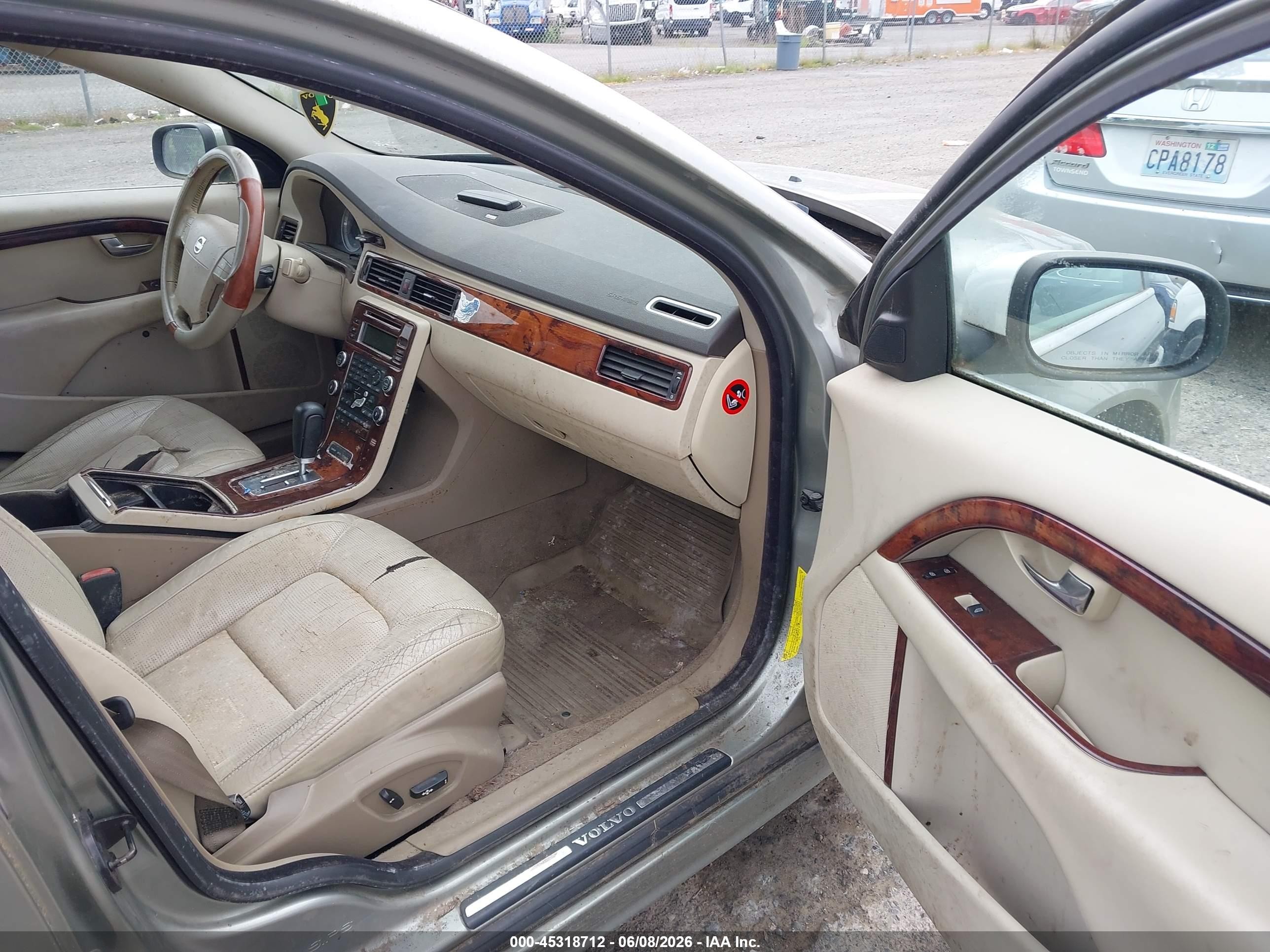 2007 Volvo S80 V8 Silver vin: YV1AH852171033965
