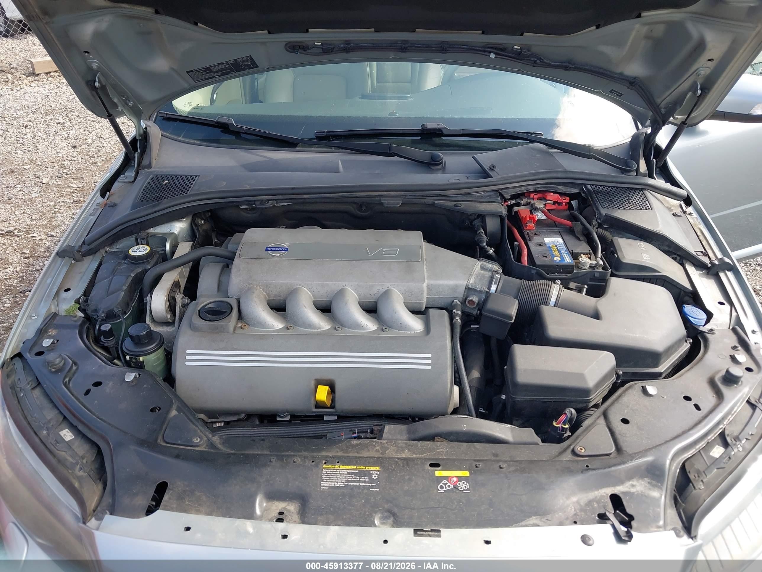 2007 Volvo S80 V8 Silver vin: YV1AH852371038956