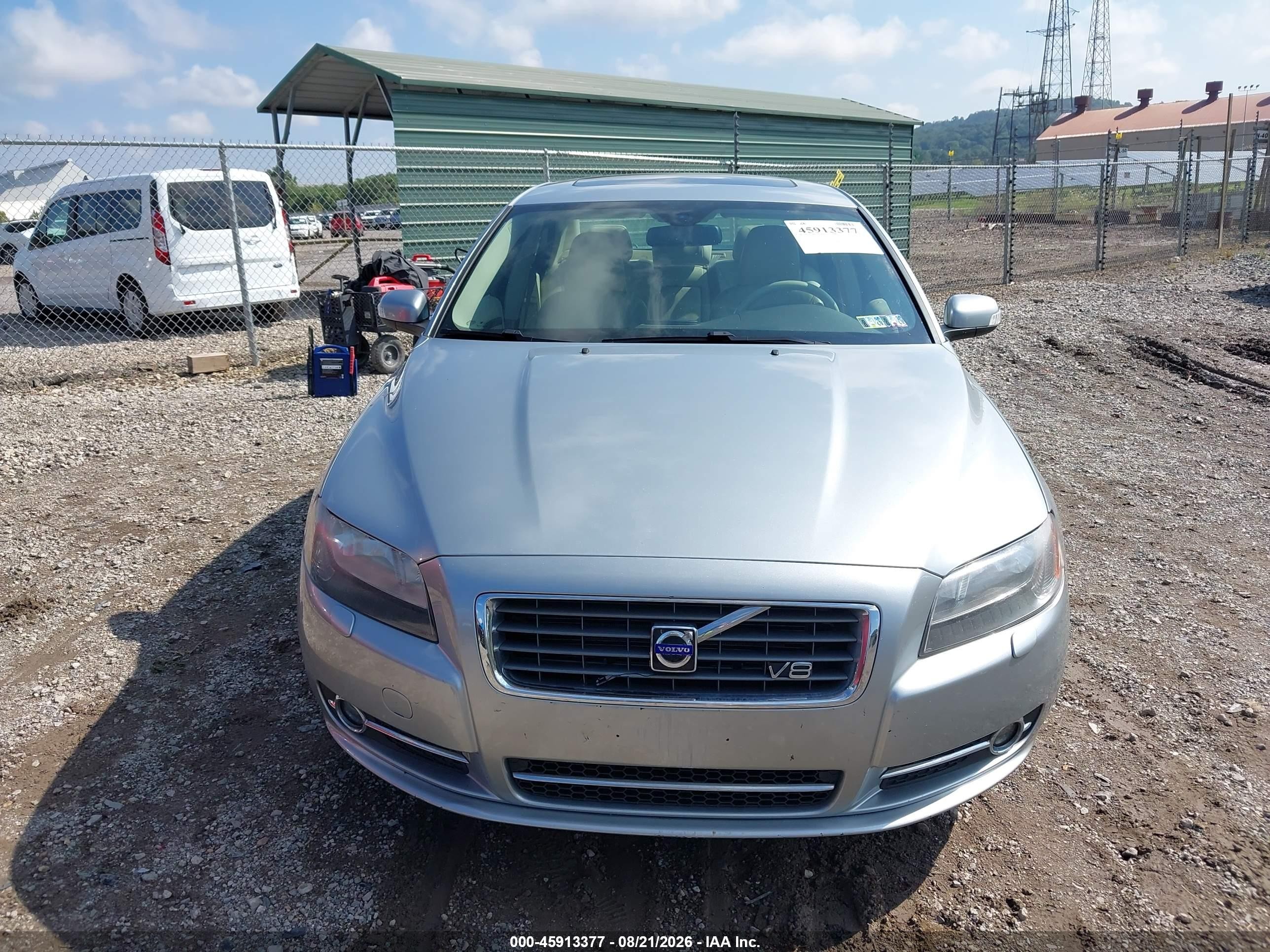 2007 Volvo S80 V8 Silver vin: YV1AH852371038956