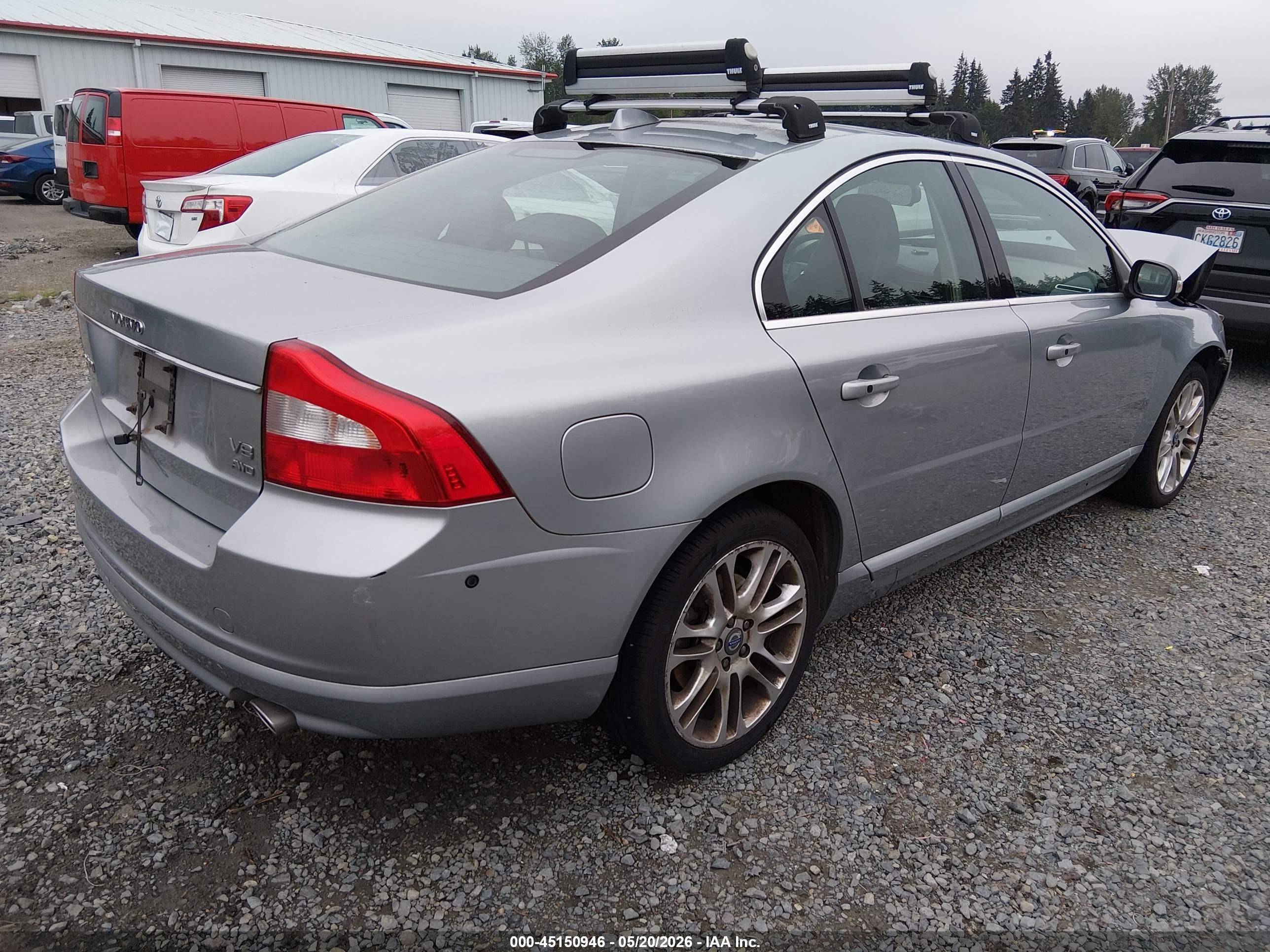 2007 Volvo S80 V8 Silver vin: YV1AH852871018993