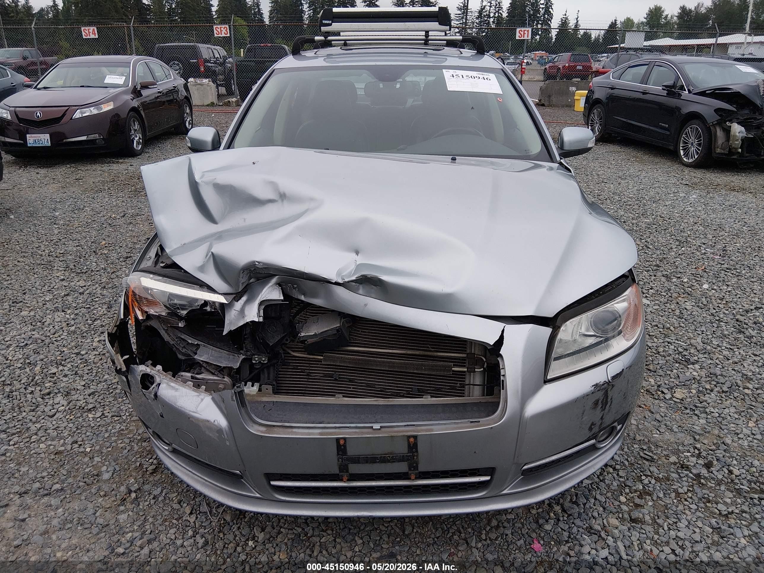 2007 Volvo S80 V8 Silver vin: YV1AH852871018993
