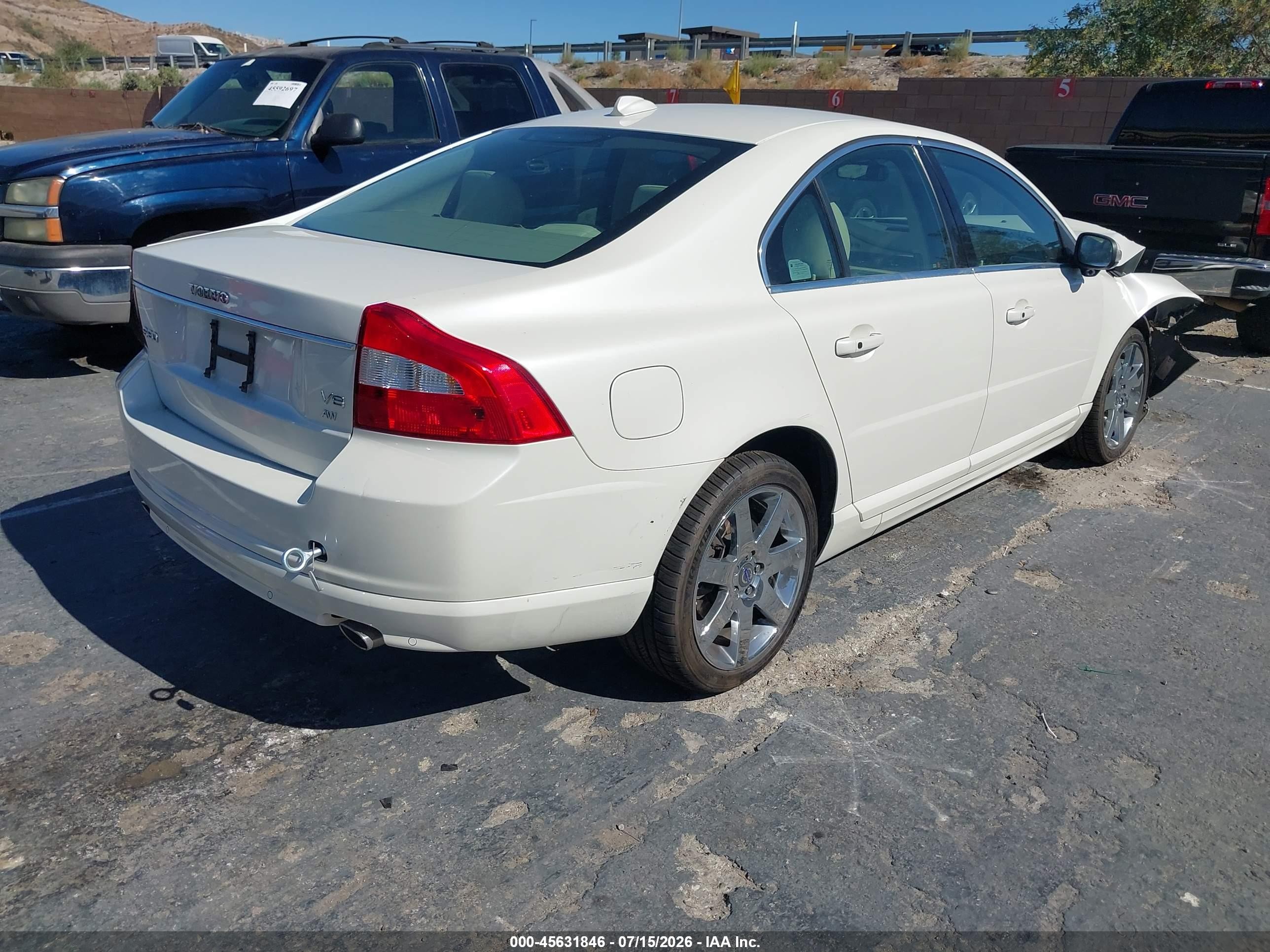 2007 Volvo S80 V8 Cream vin: YV1AH852871041979