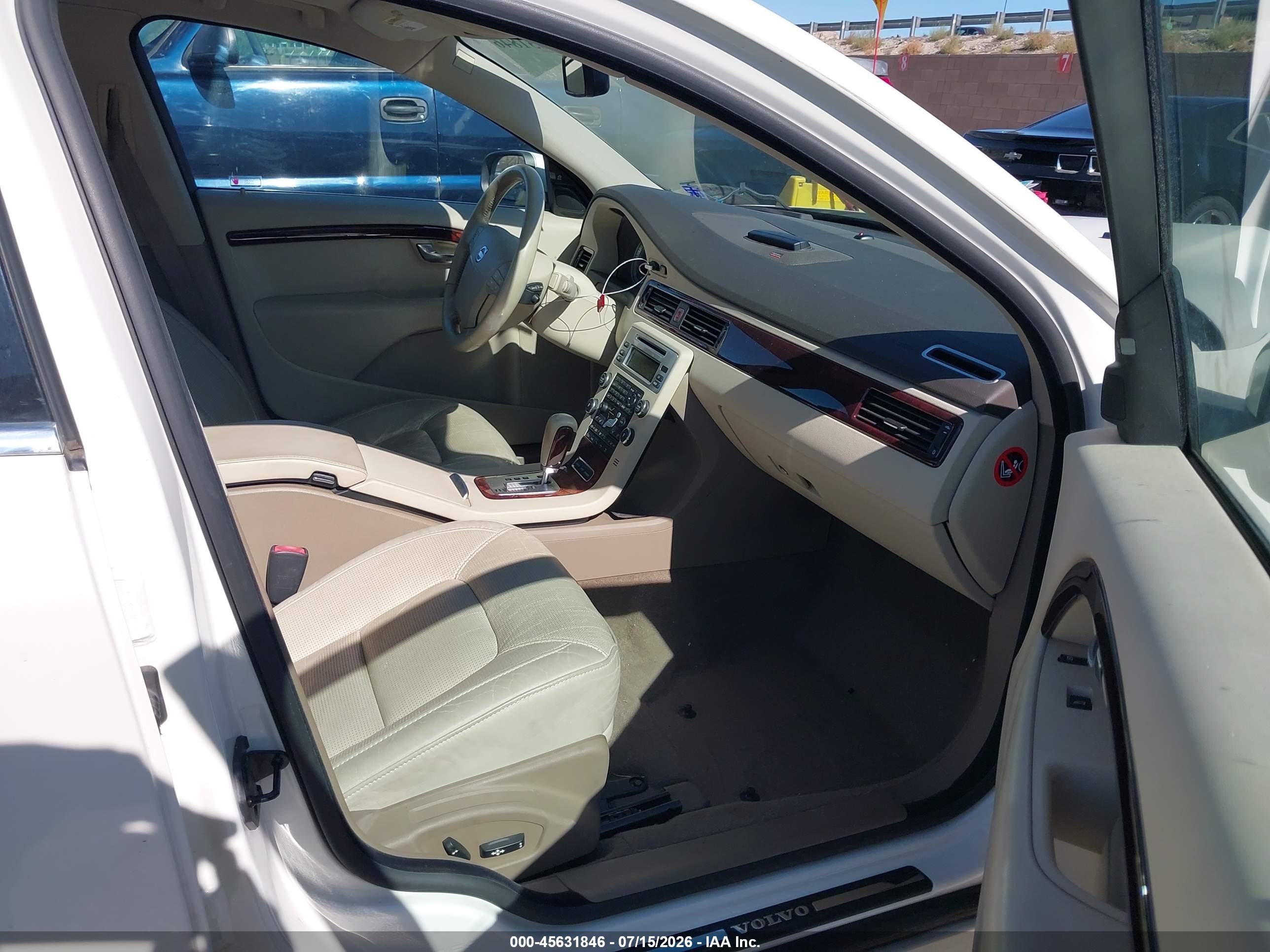 2007 Volvo S80 V8 Cream vin: YV1AH852871041979