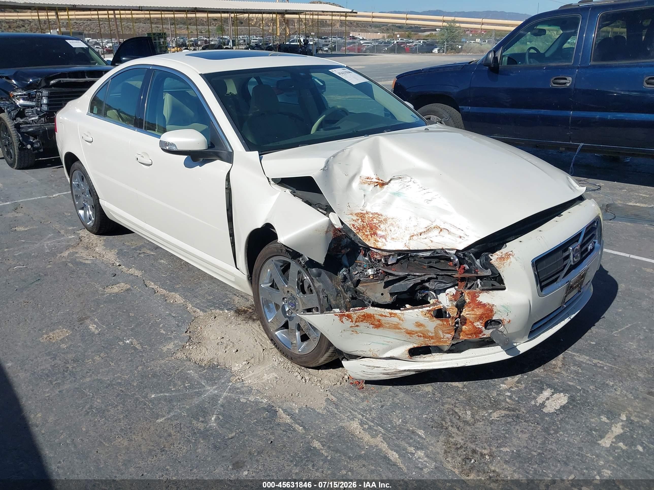2007 Volvo S80 V8 Cream vin: YV1AH852871041979