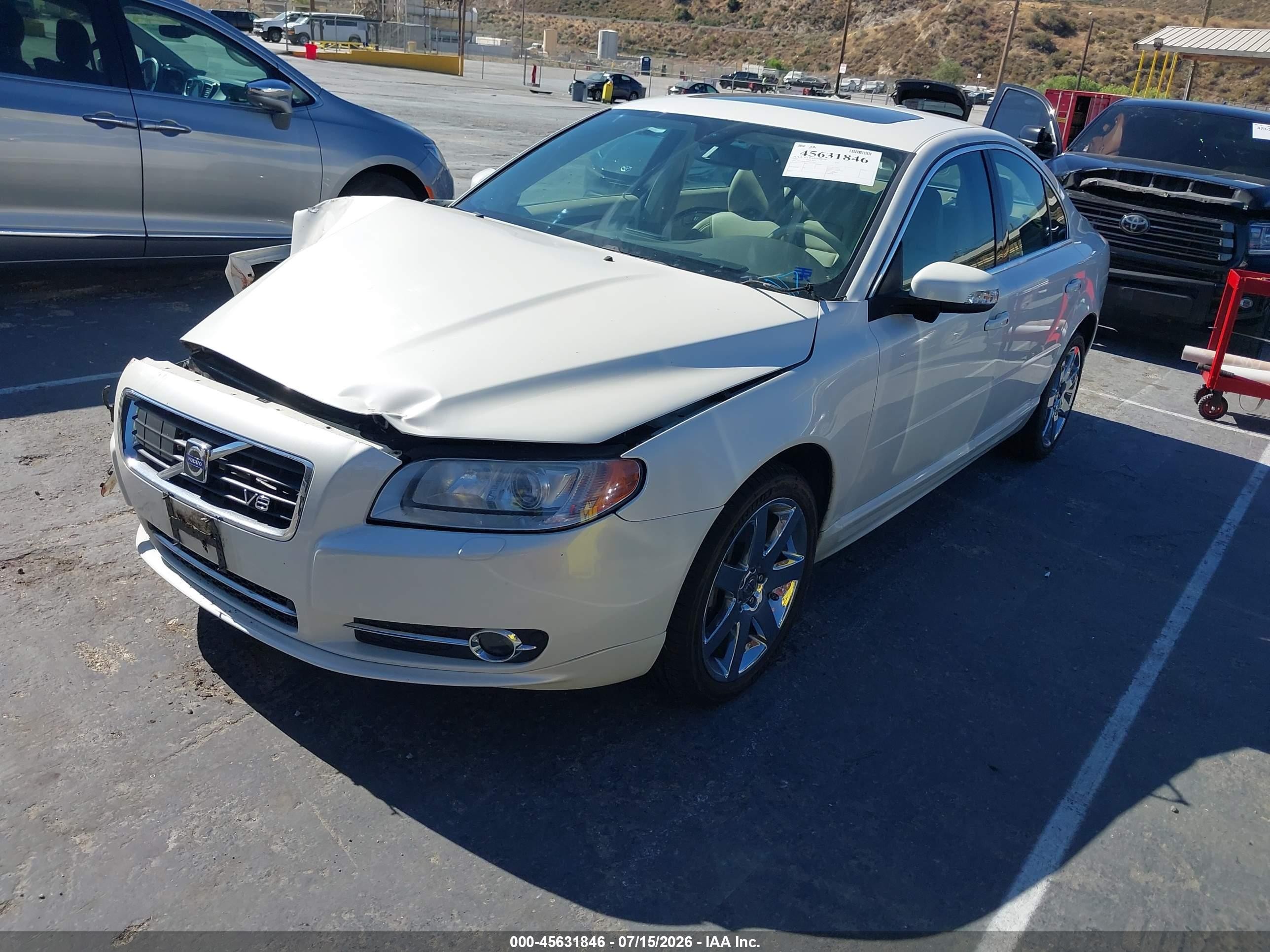 2007 Volvo S80 V8 Cream vin: YV1AH852871041979