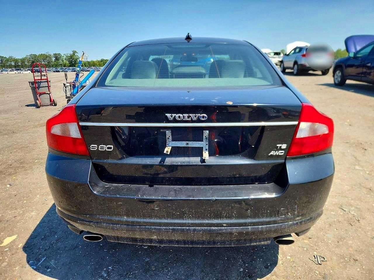 2008 Volvo S80 T6 Turbo Черный vin: YV1AH992081080227