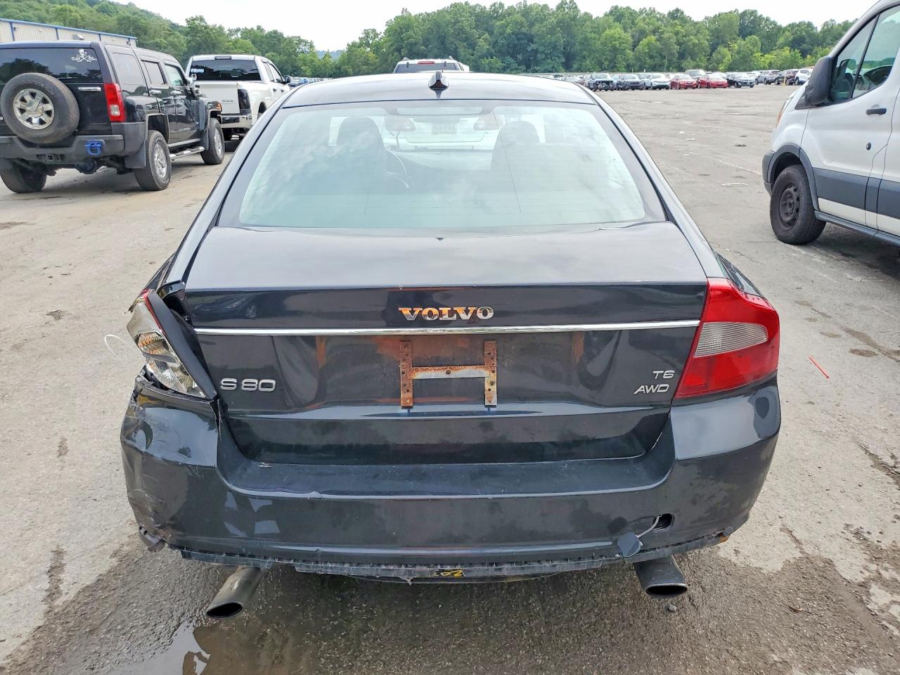 2009 Volvo S80 T6 Черный vin: YV1AH992091091035