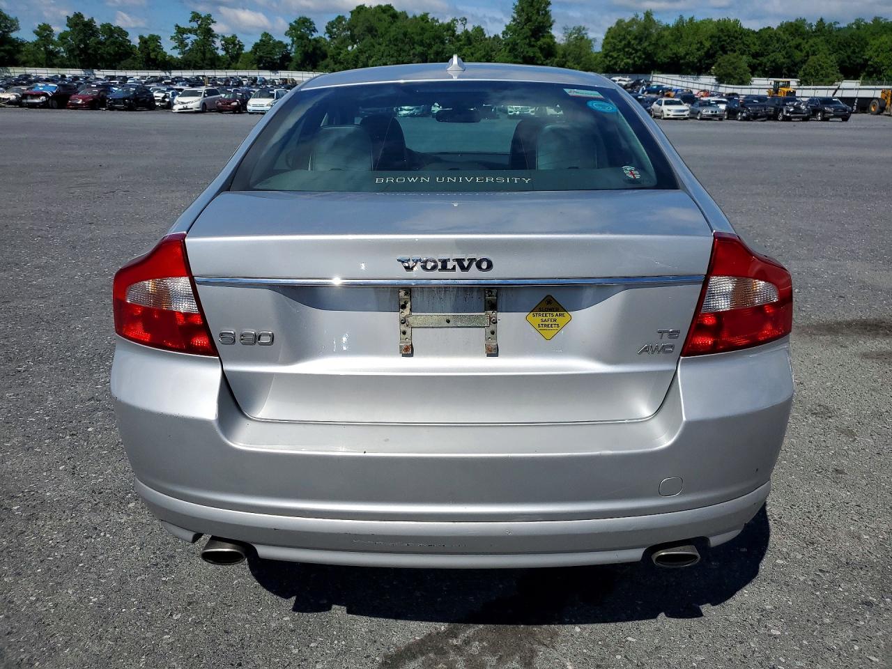 2008 Volvo S80 T6 Turbo Silver vin: YV1AH992181055109