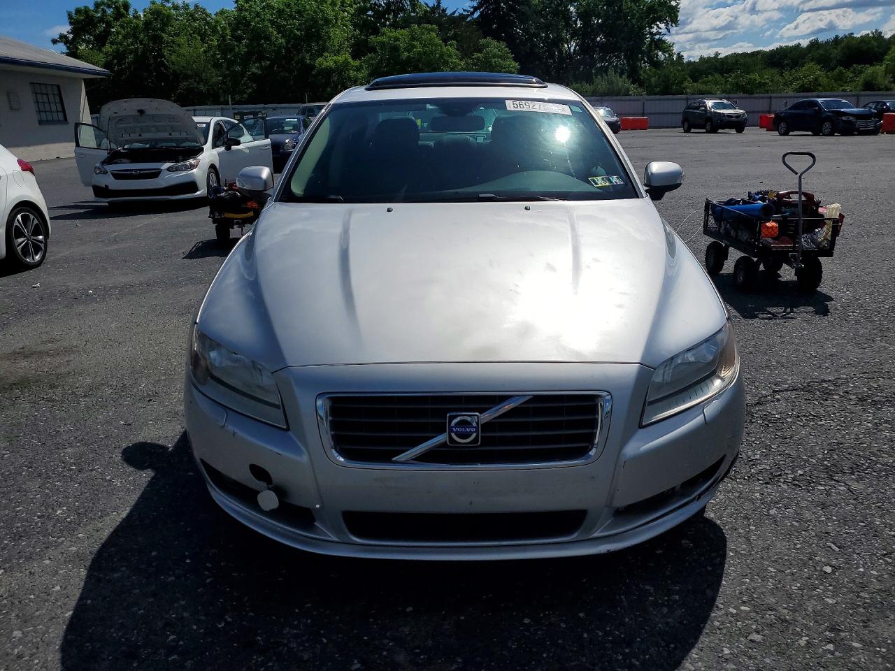 2008 Volvo S80 T6 Turbo Silver vin: YV1AH992181055109