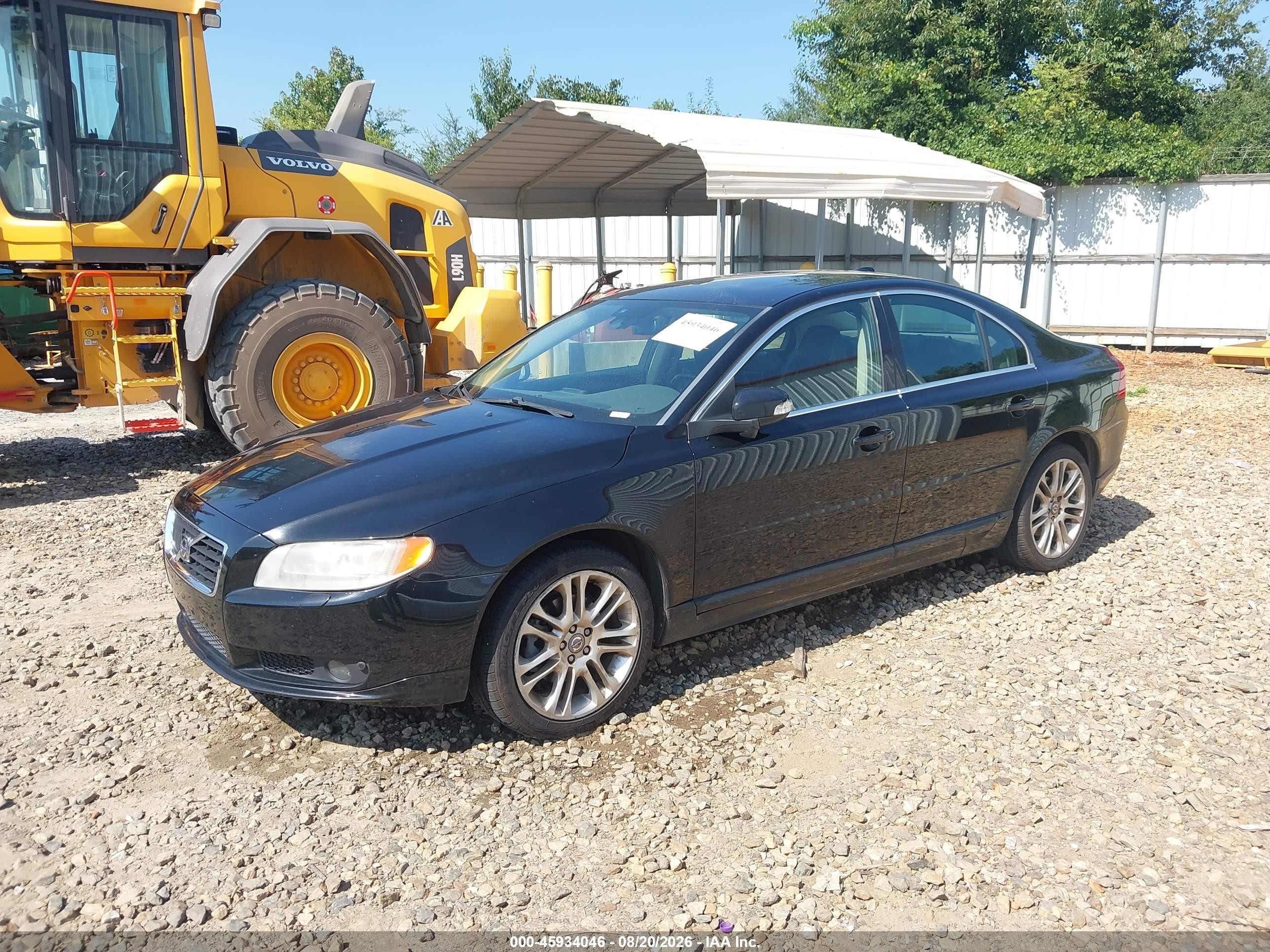 2008 Volvo S80 3.0l Turbo Black vin: YV1AH992181073447