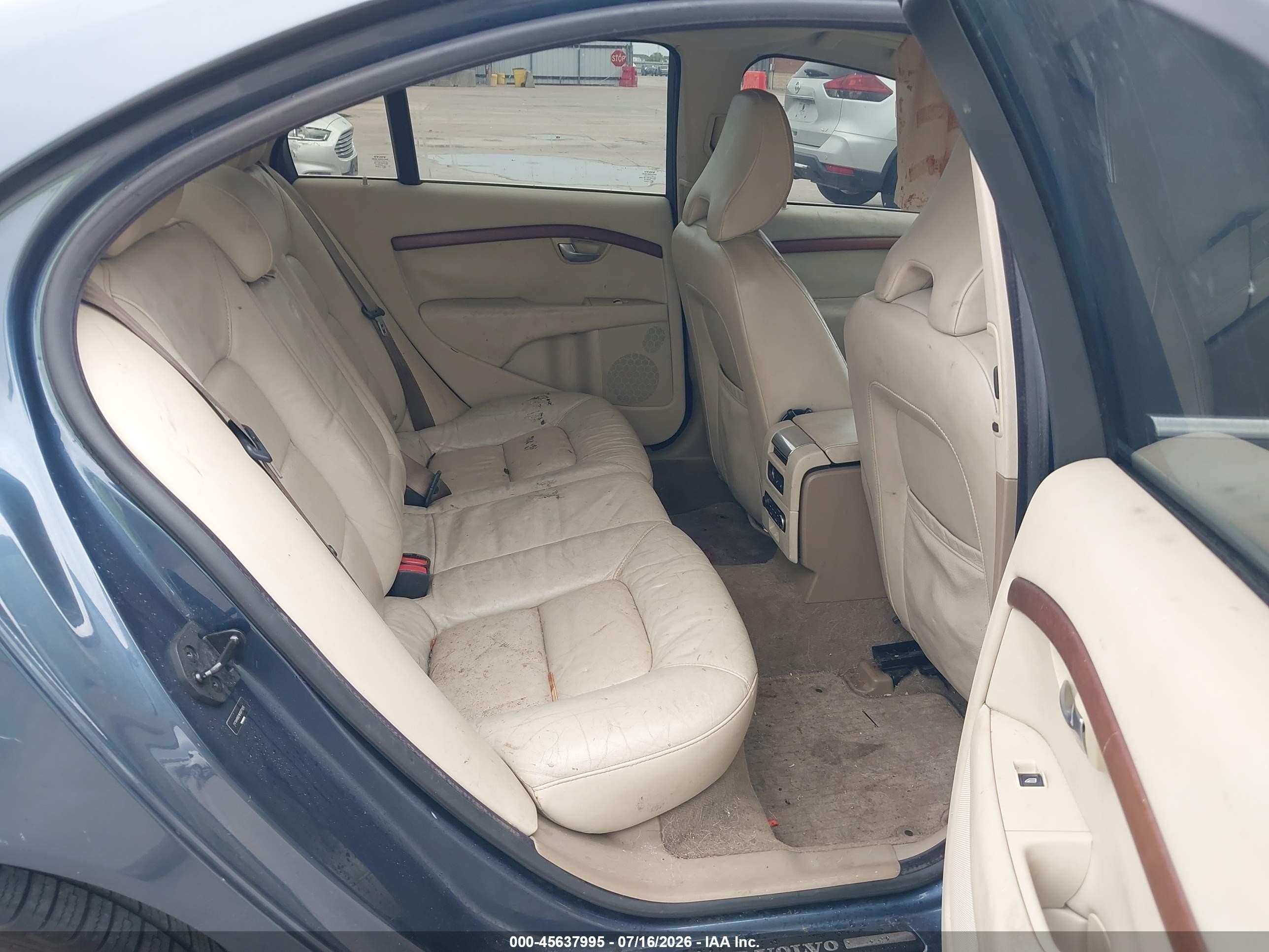 2008 Volvo S80 3.0l Turbo Синий vin: YV1AH992181077935