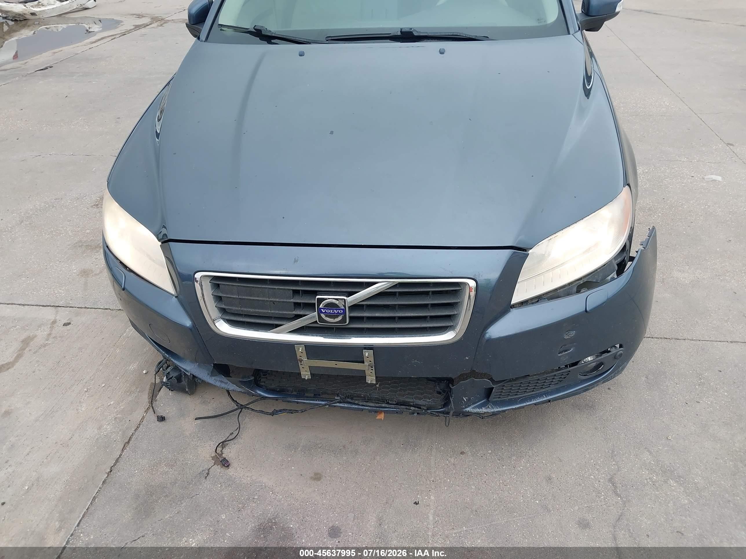 2008 Volvo S80 3.0l Turbo Синий vin: YV1AH992181077935