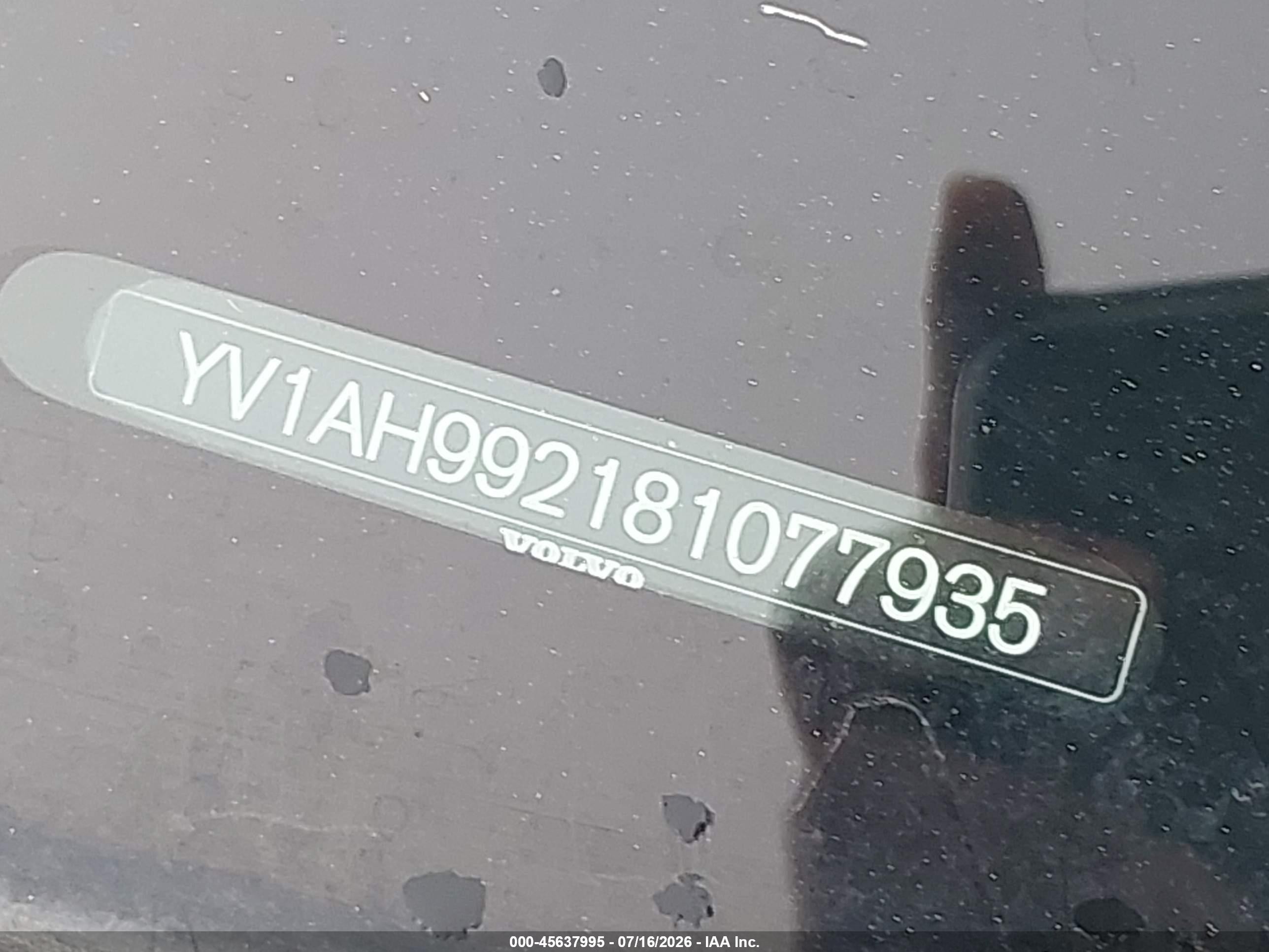 2008 Volvo S80 3.0l Turbo Синий vin: YV1AH992181077935