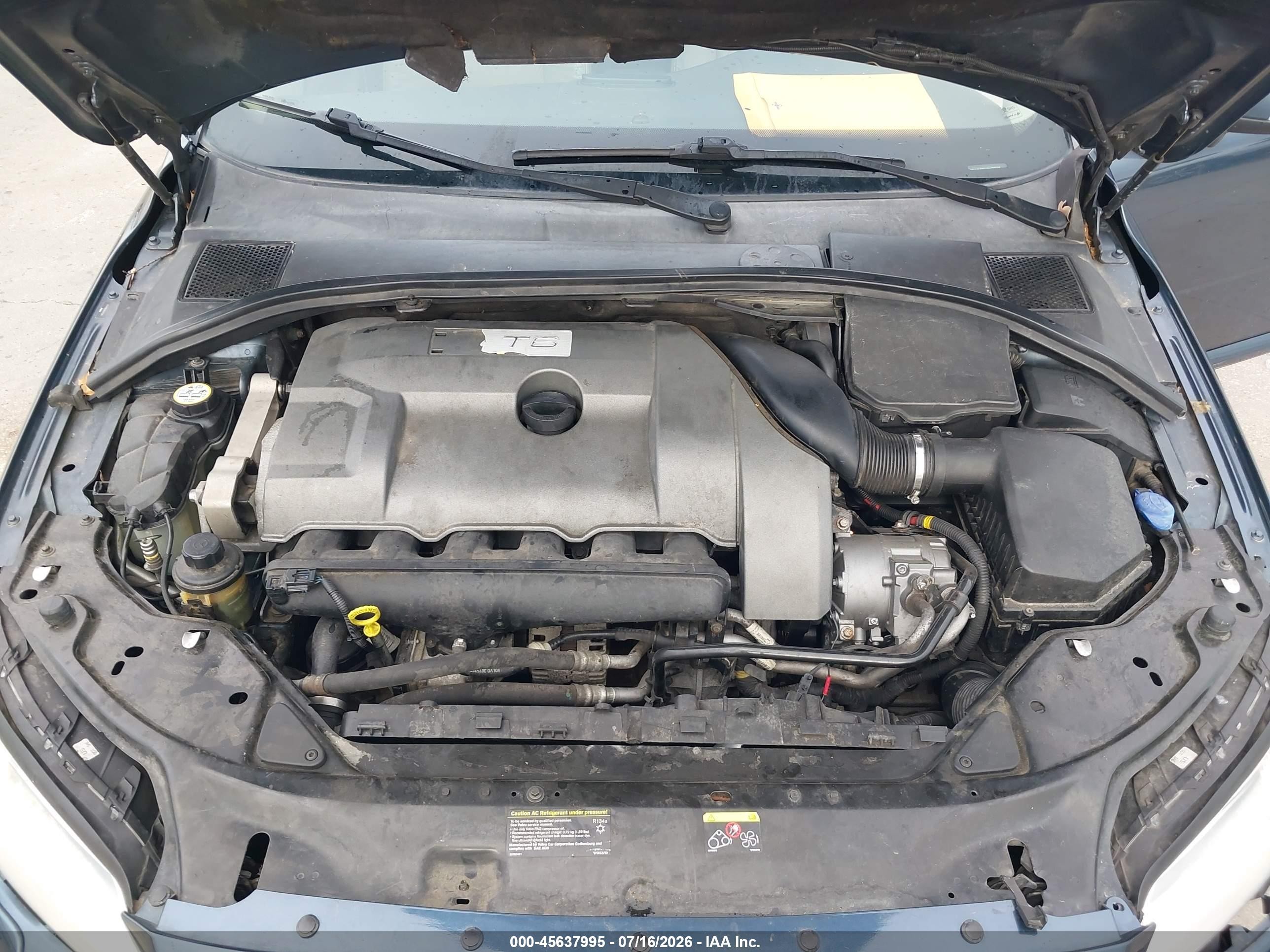 2008 Volvo S80 3.0l Turbo Синий vin: YV1AH992181077935