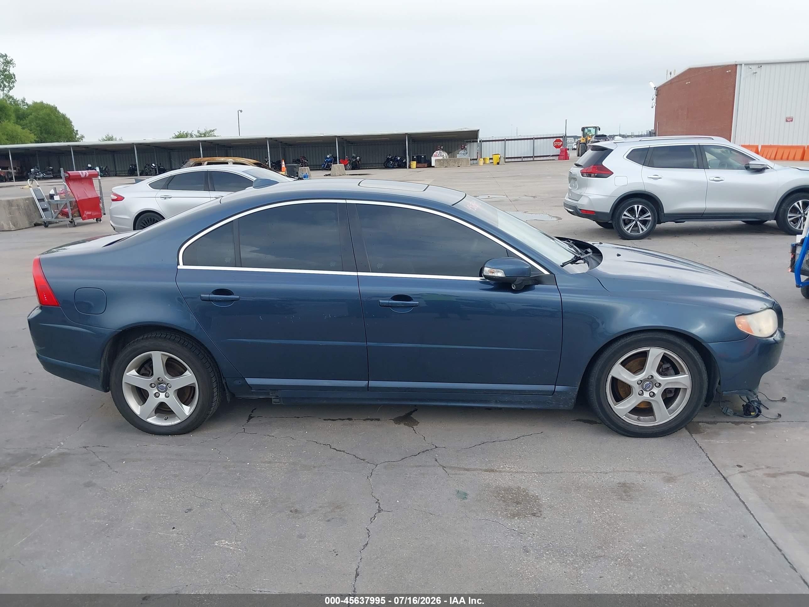 2008 Volvo S80 3.0l Turbo Синий vin: YV1AH992181077935