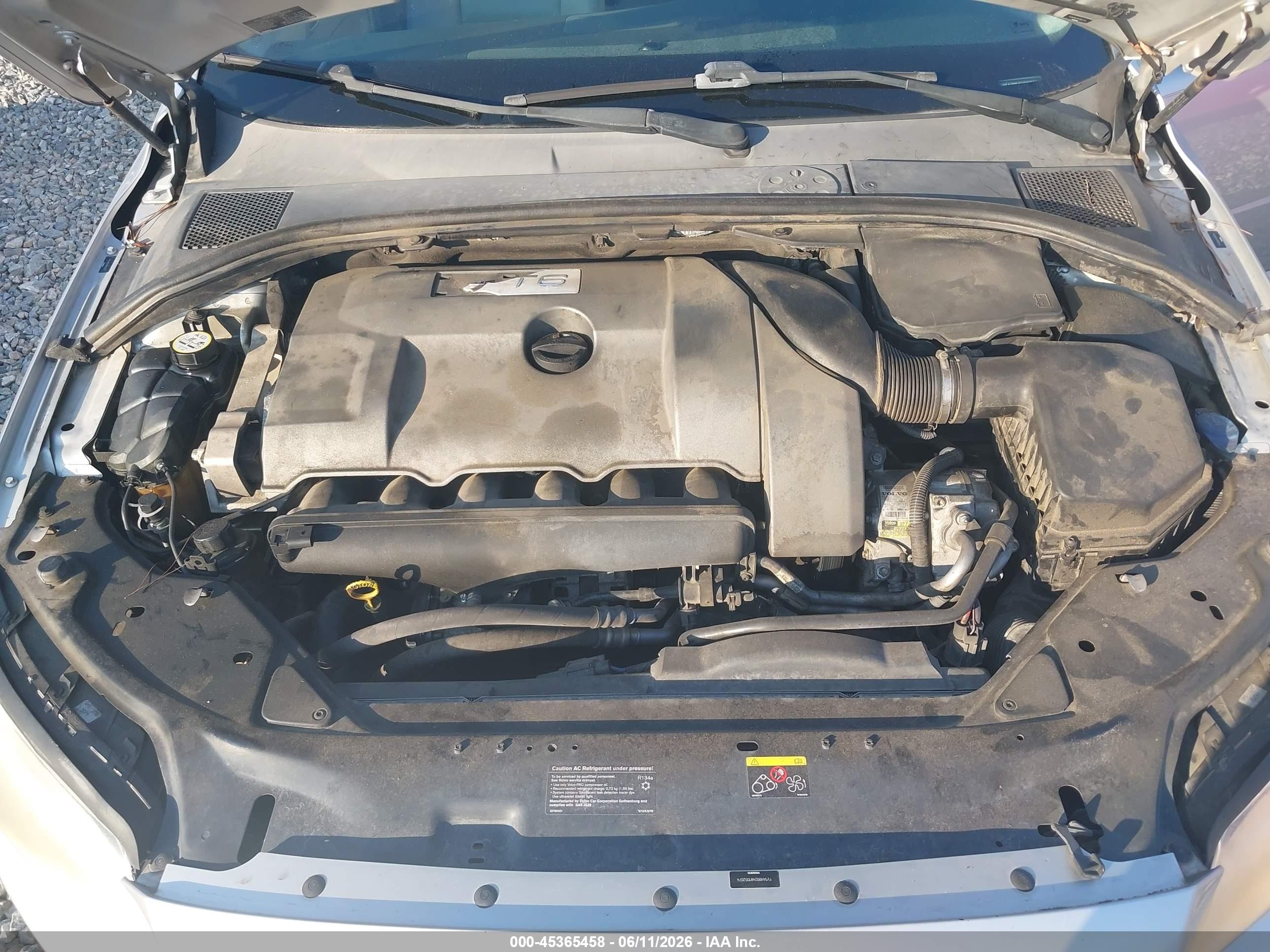 2008 Volvo S80 T6 Gray vin: YV1AH992481052074