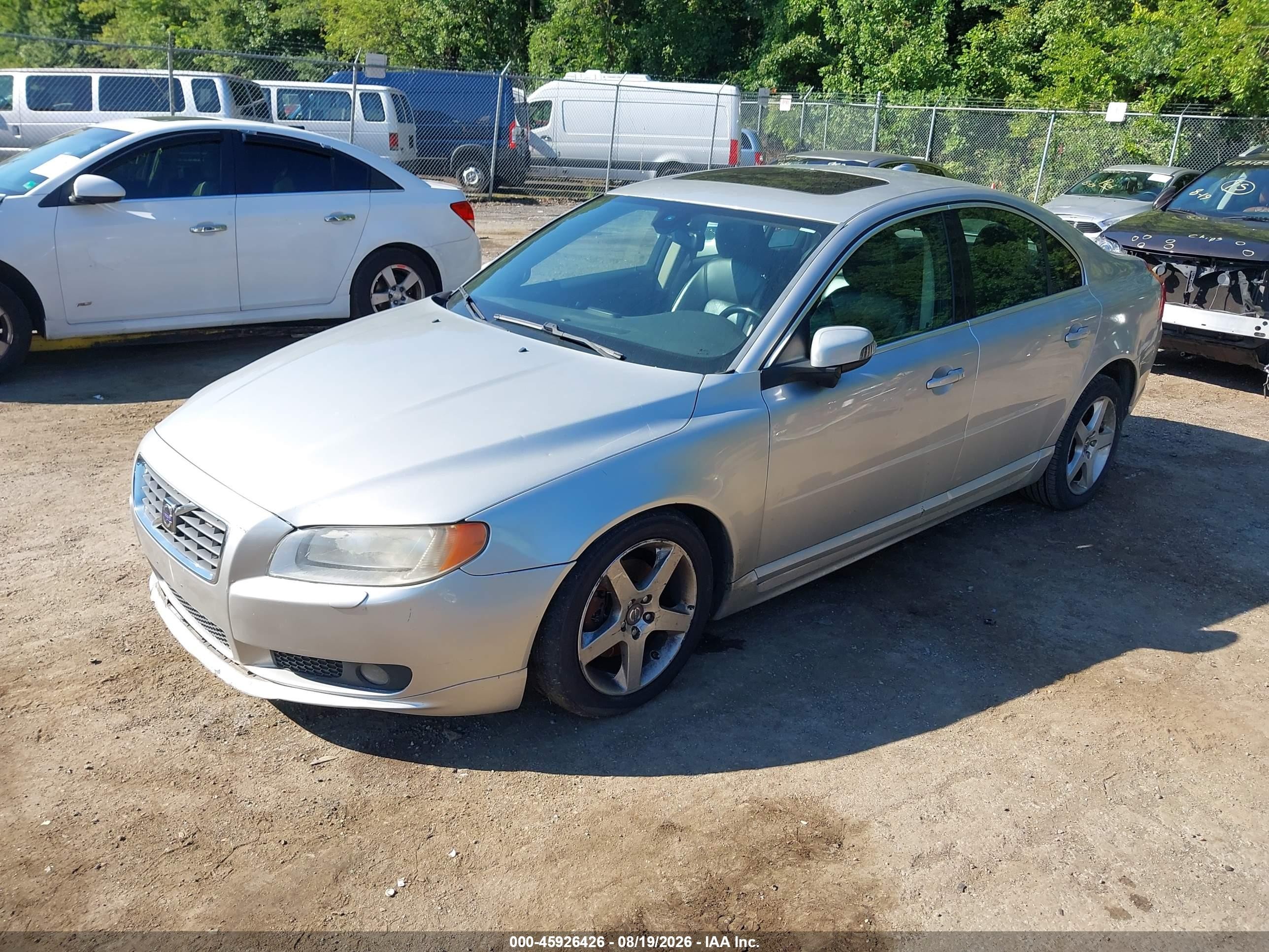 2008 Volvo S80 3.0l Turbo Silver vin: YV1AH992481069246