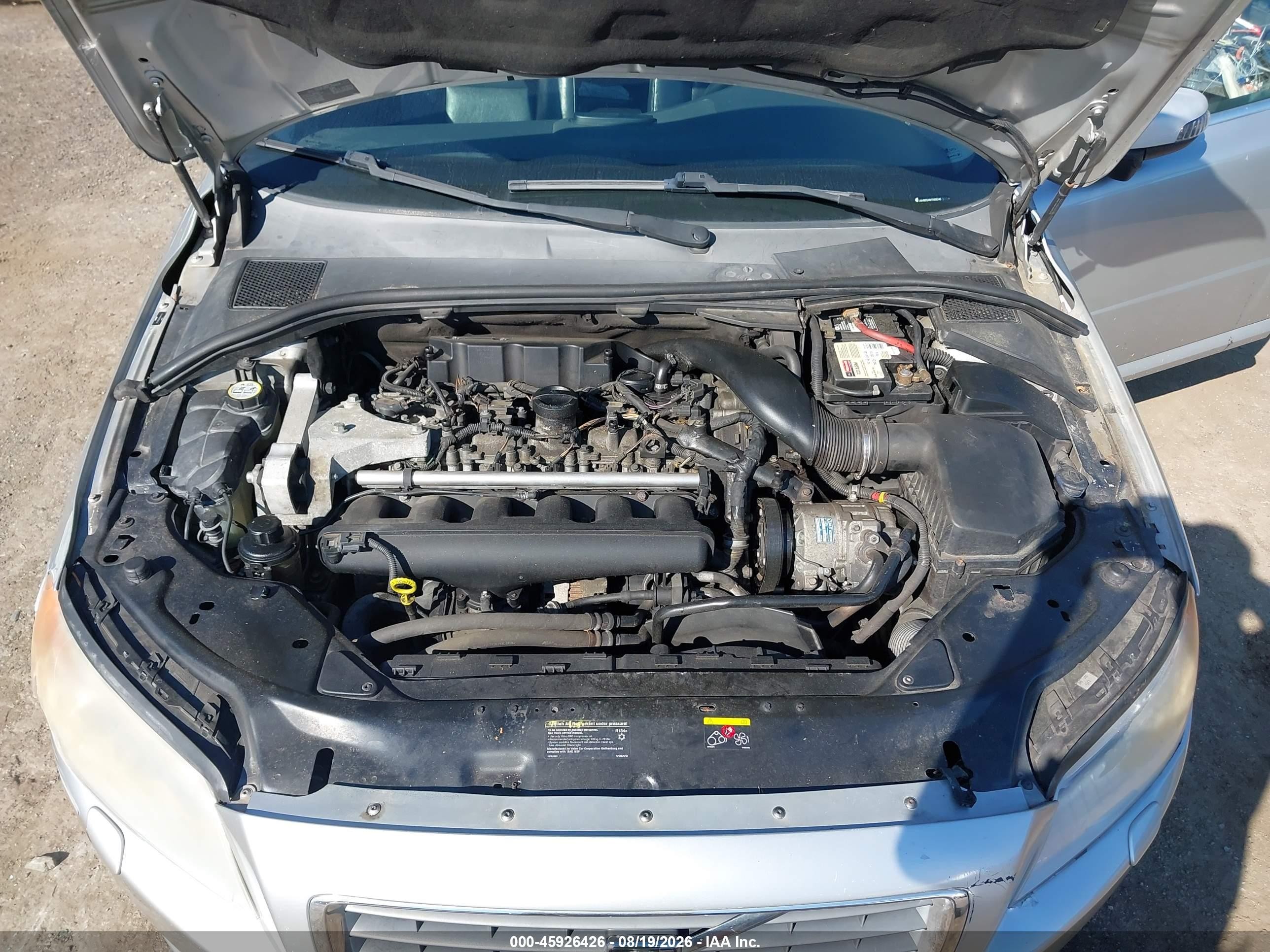 2008 Volvo S80 3.0l Turbo Silver vin: YV1AH992481069246