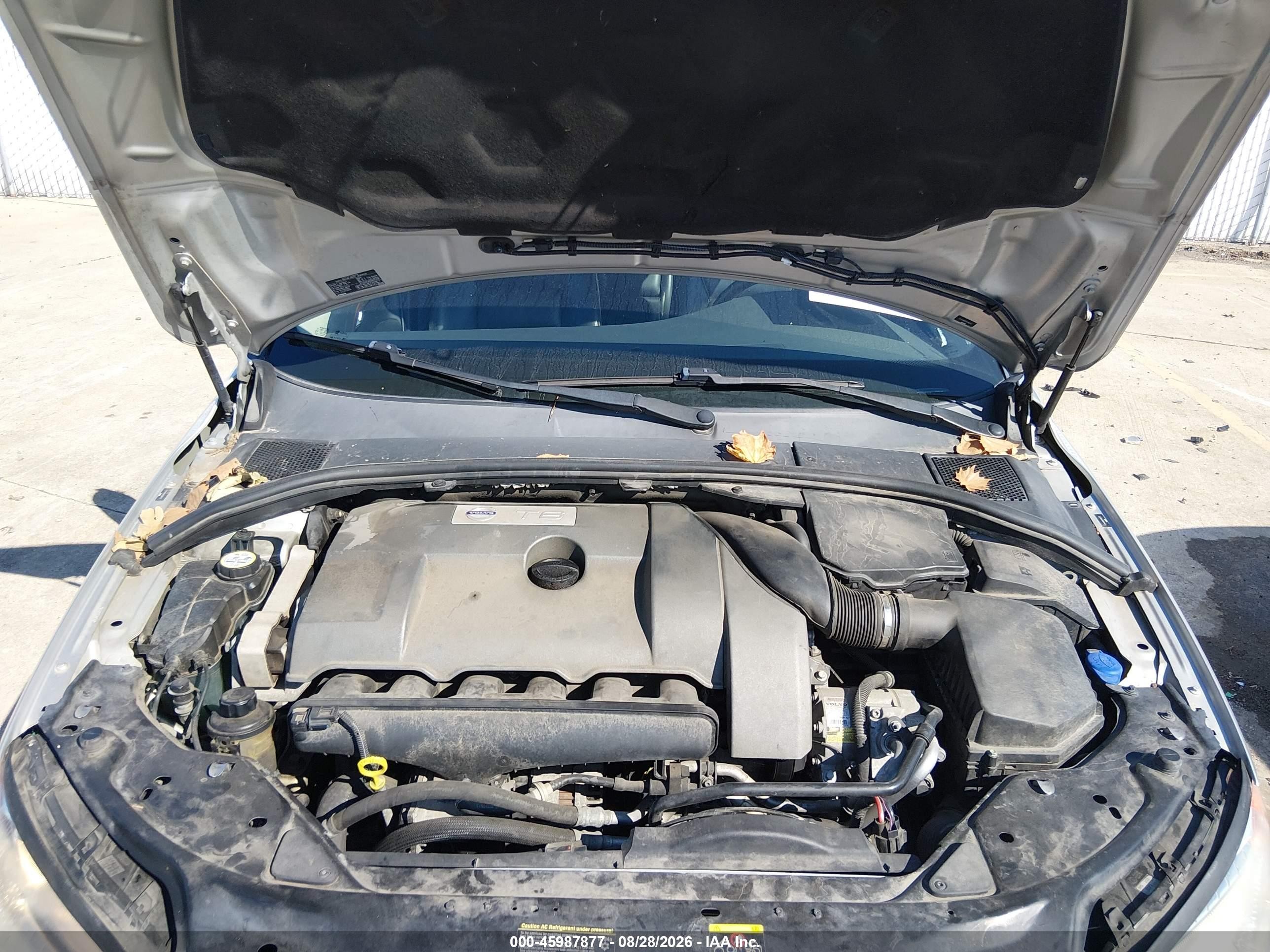 2008 Volvo S80 T6 Silver vin: YV1AH992581056747