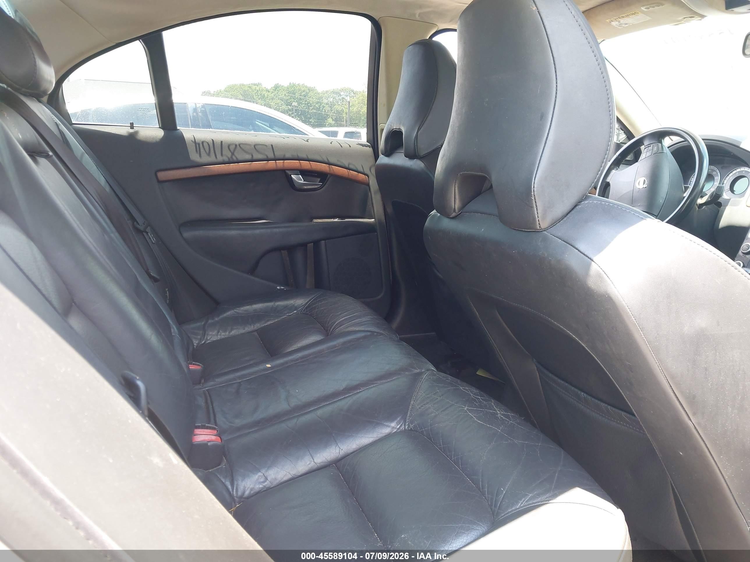 2008 Volvo S80 3.0l Turbo White vin: YV1AH992681054778