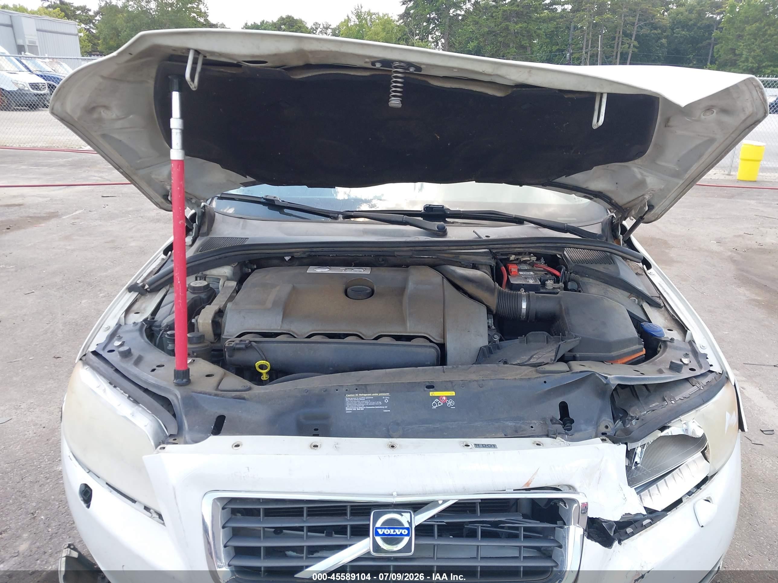2008 Volvo S80 3.0l Turbo White vin: YV1AH992681054778