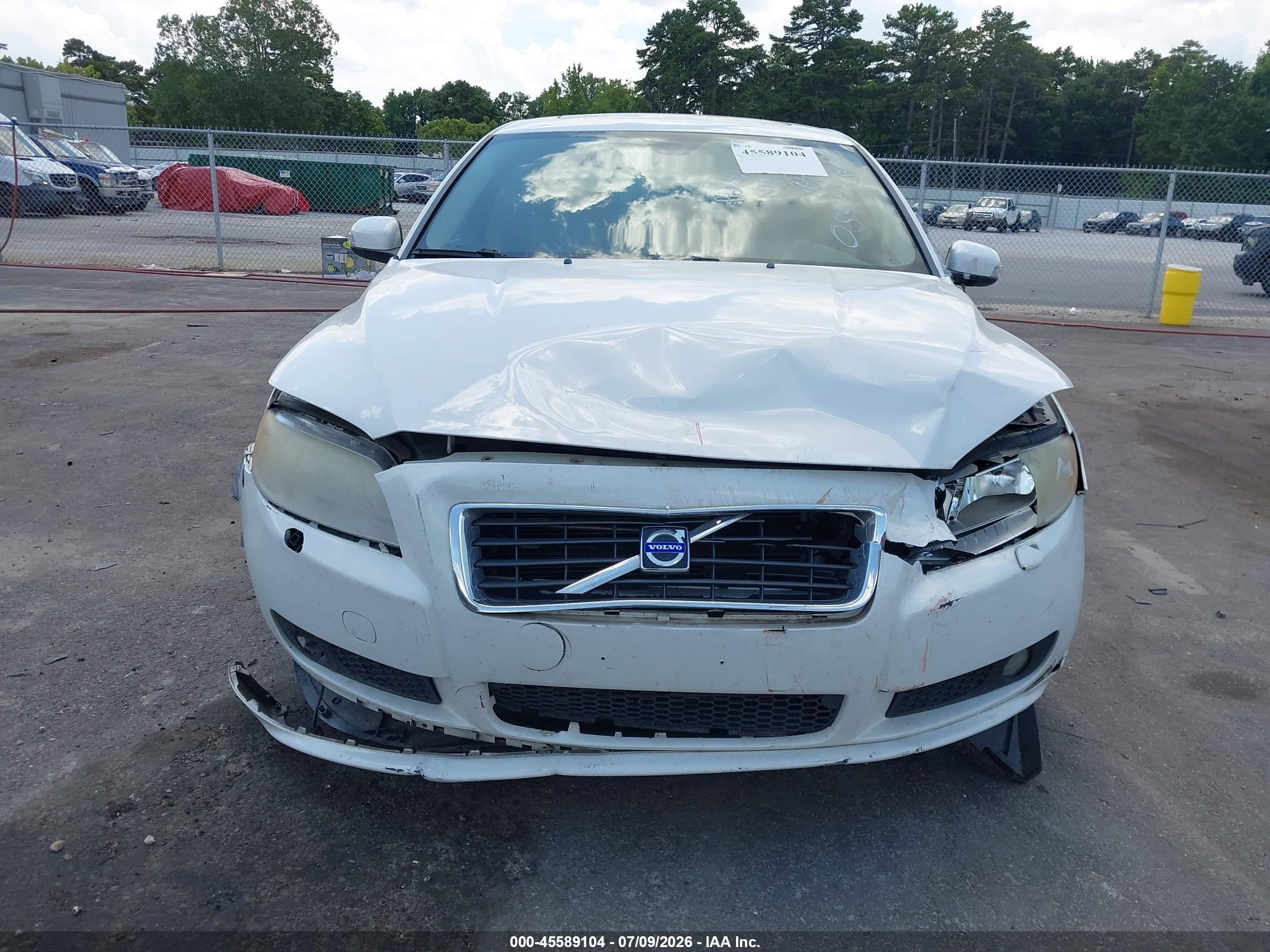 2008 Volvo S80 3.0l Turbo White vin: YV1AH992681054778