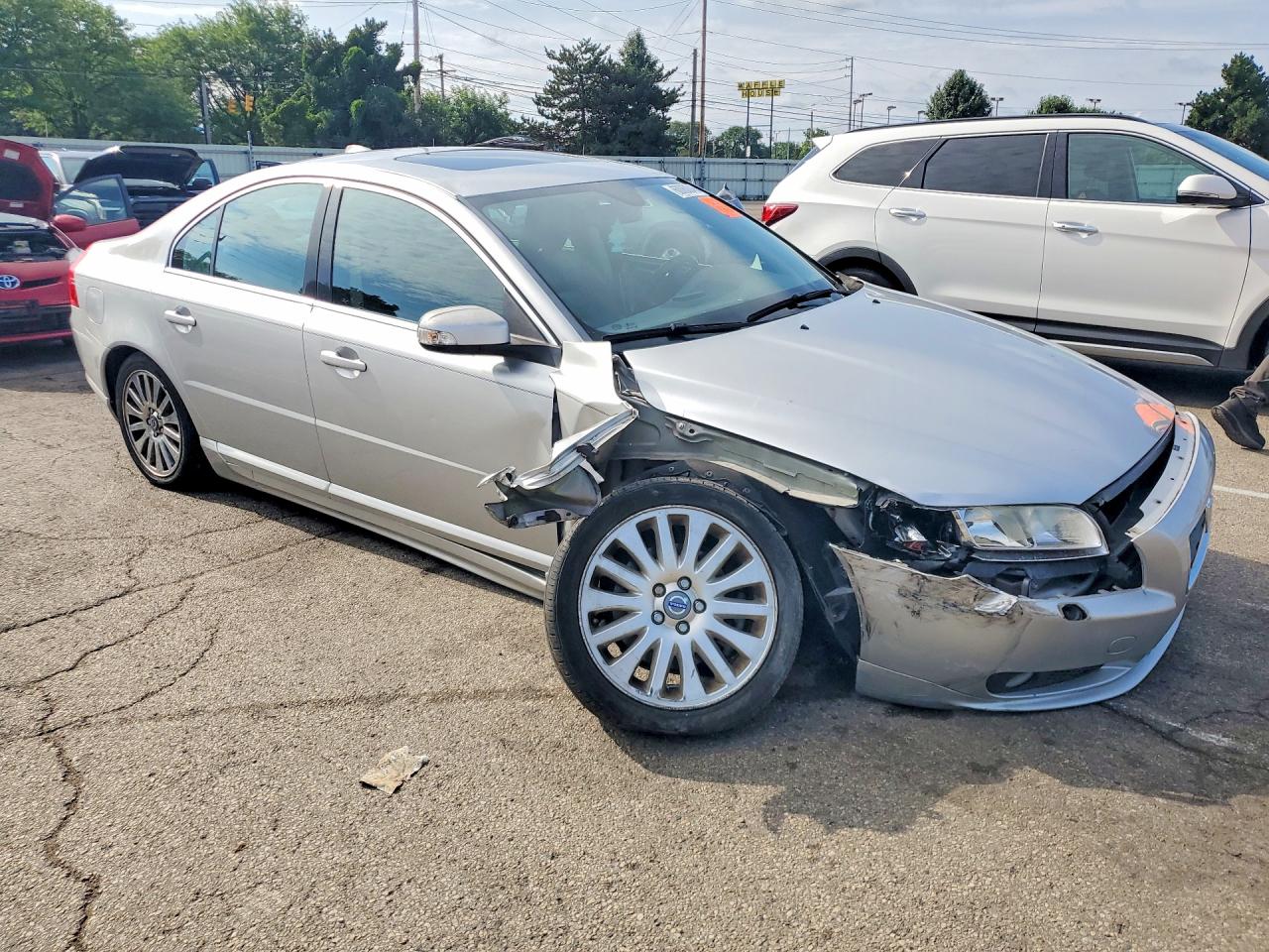 2009 Volvo S80 T6 Серебряный vin: YV1AH992691104967