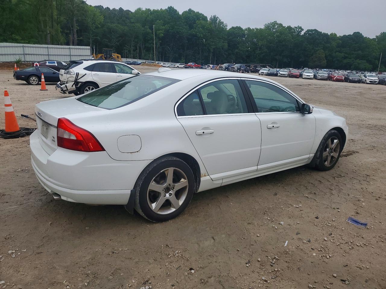 2008 Volvo S80 T6 Turbo Белый vin: YV1AH992781061562