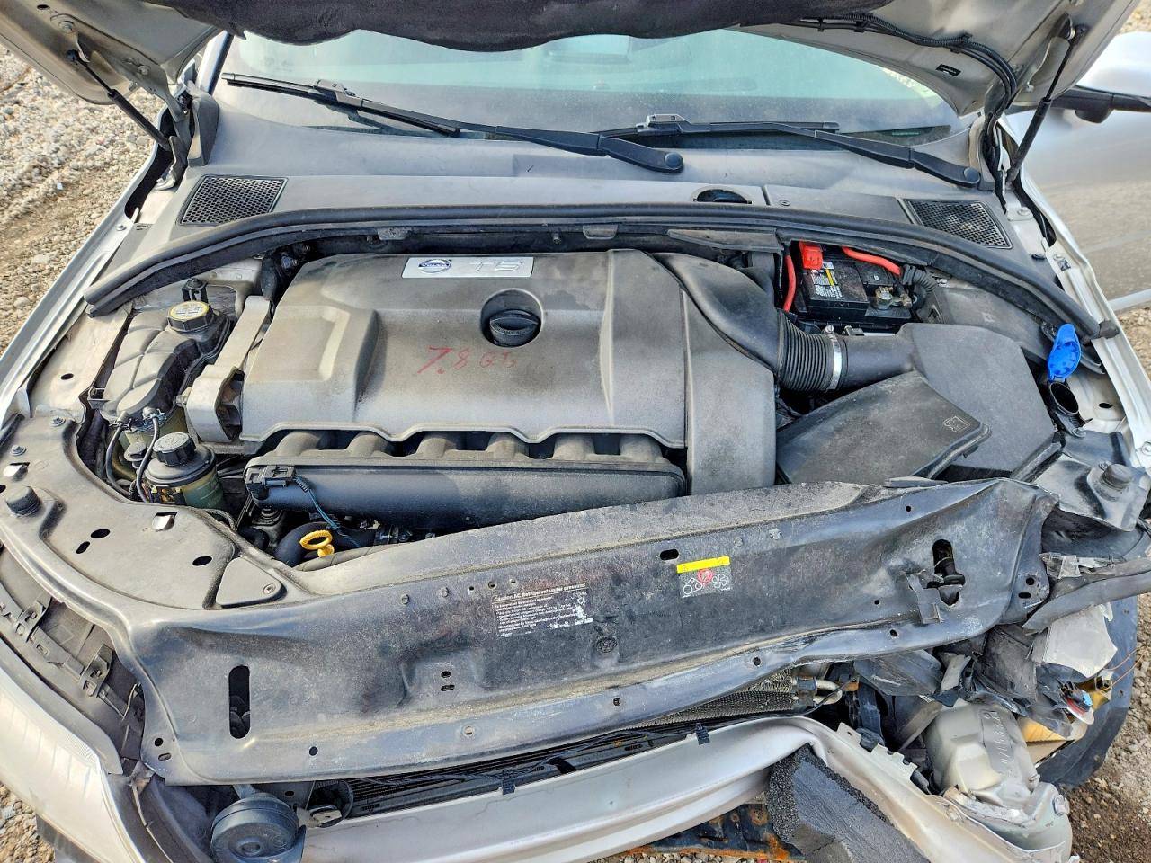 2008 Volvo S80 T6 Turbo Серебряный vin: YV1AH992981064348