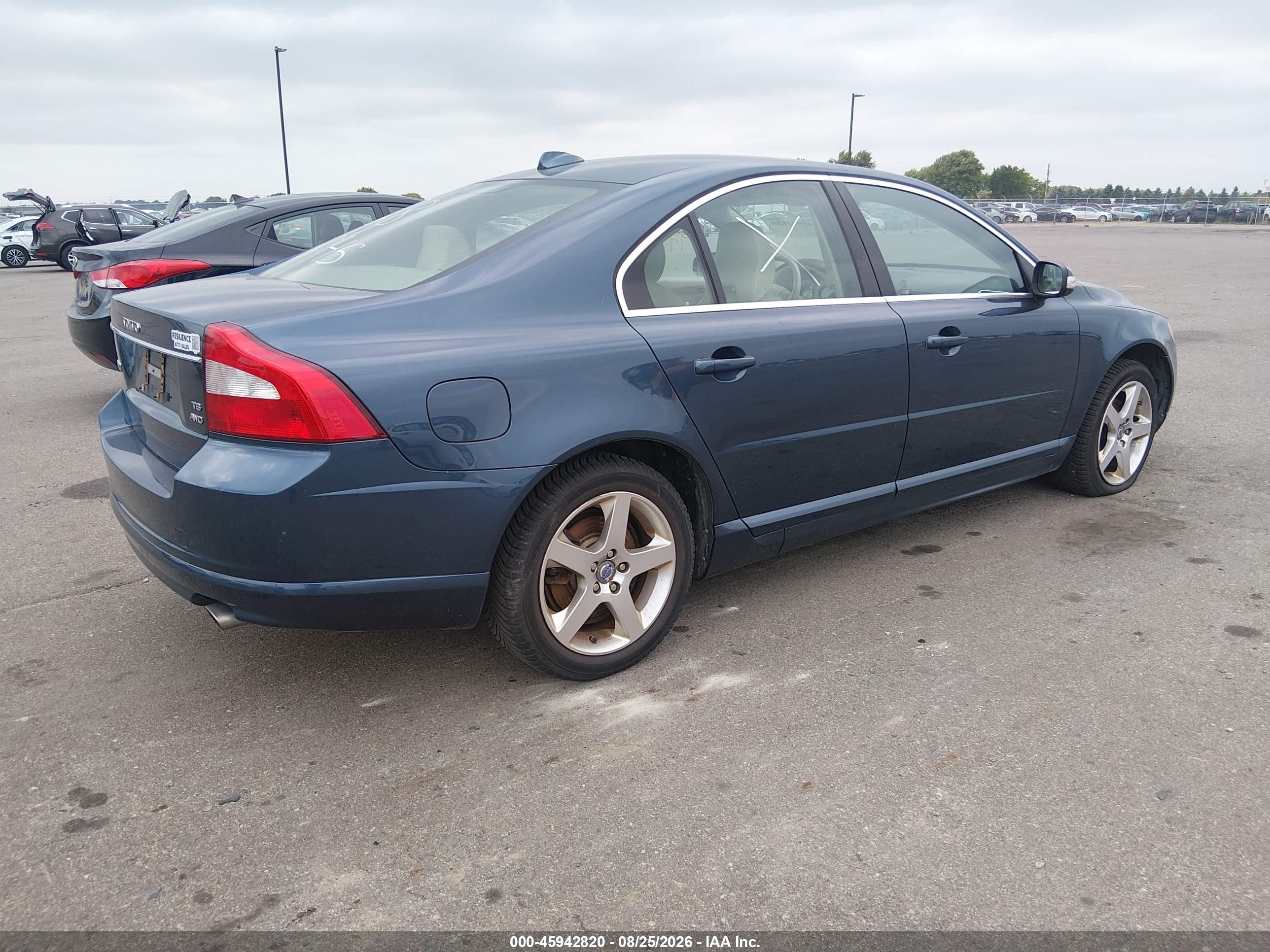 2008 Volvo S80 3.0l Turbo Gray vin: YV1AH992X81048319