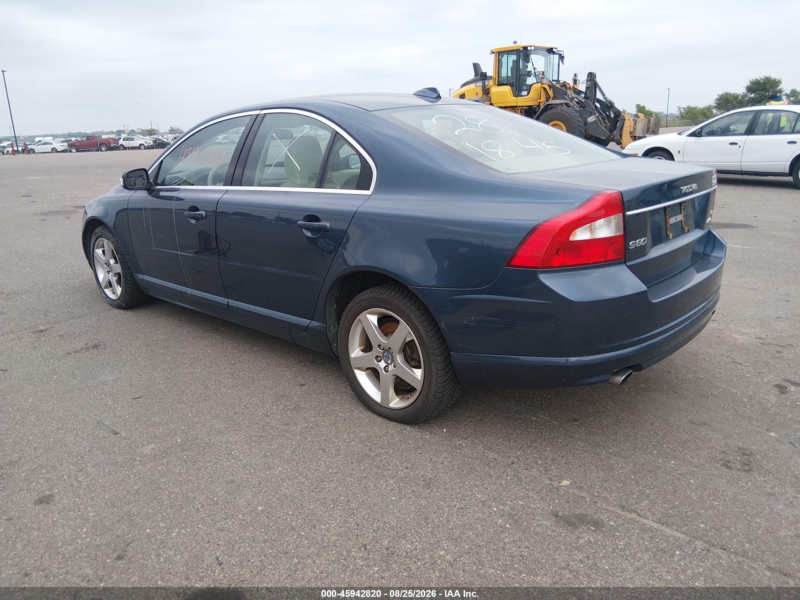 2008 Volvo S80 3.0l Turbo Gray vin: YV1AH992X81048319