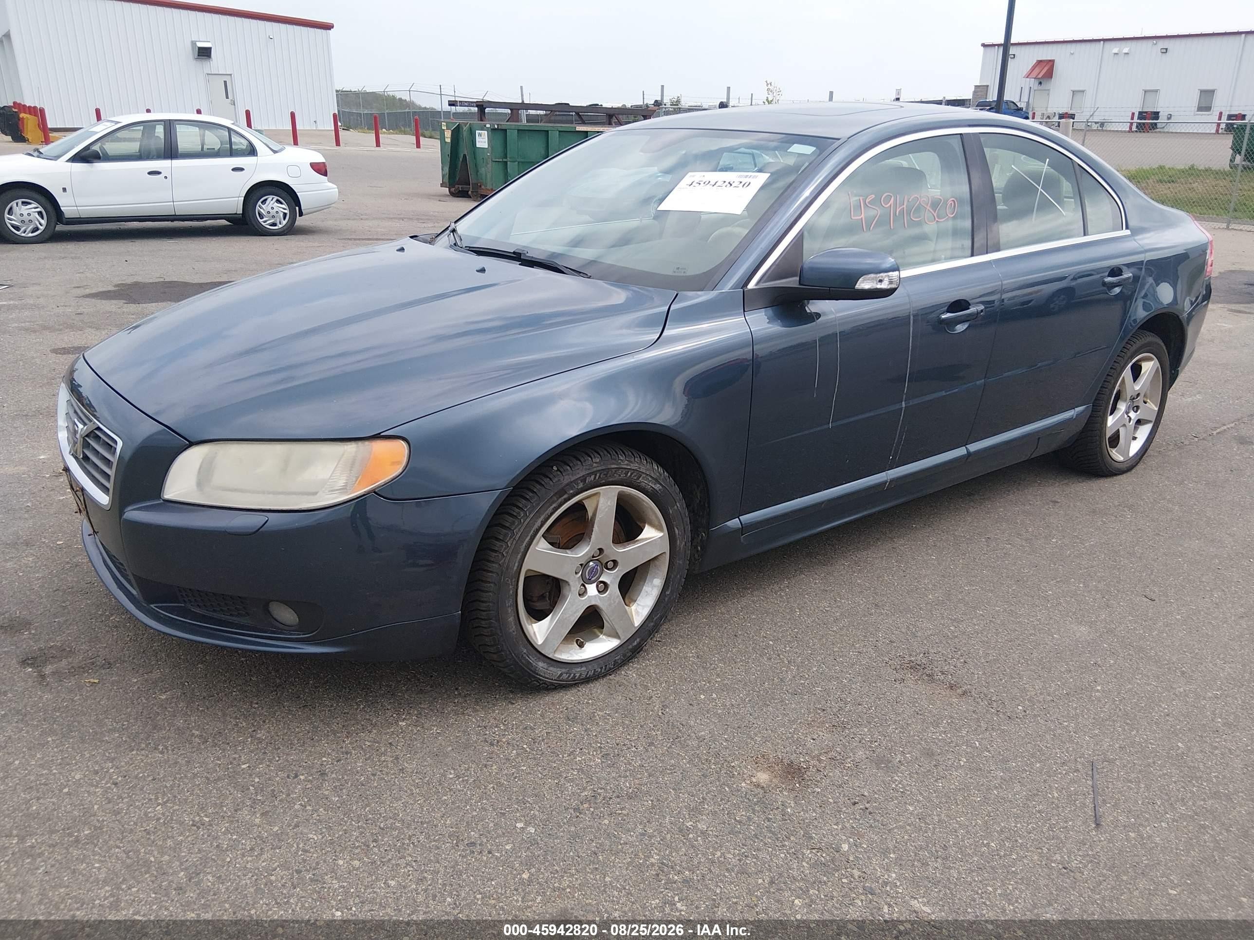 2008 Volvo S80 3.0l Turbo Gray vin: YV1AH992X81048319