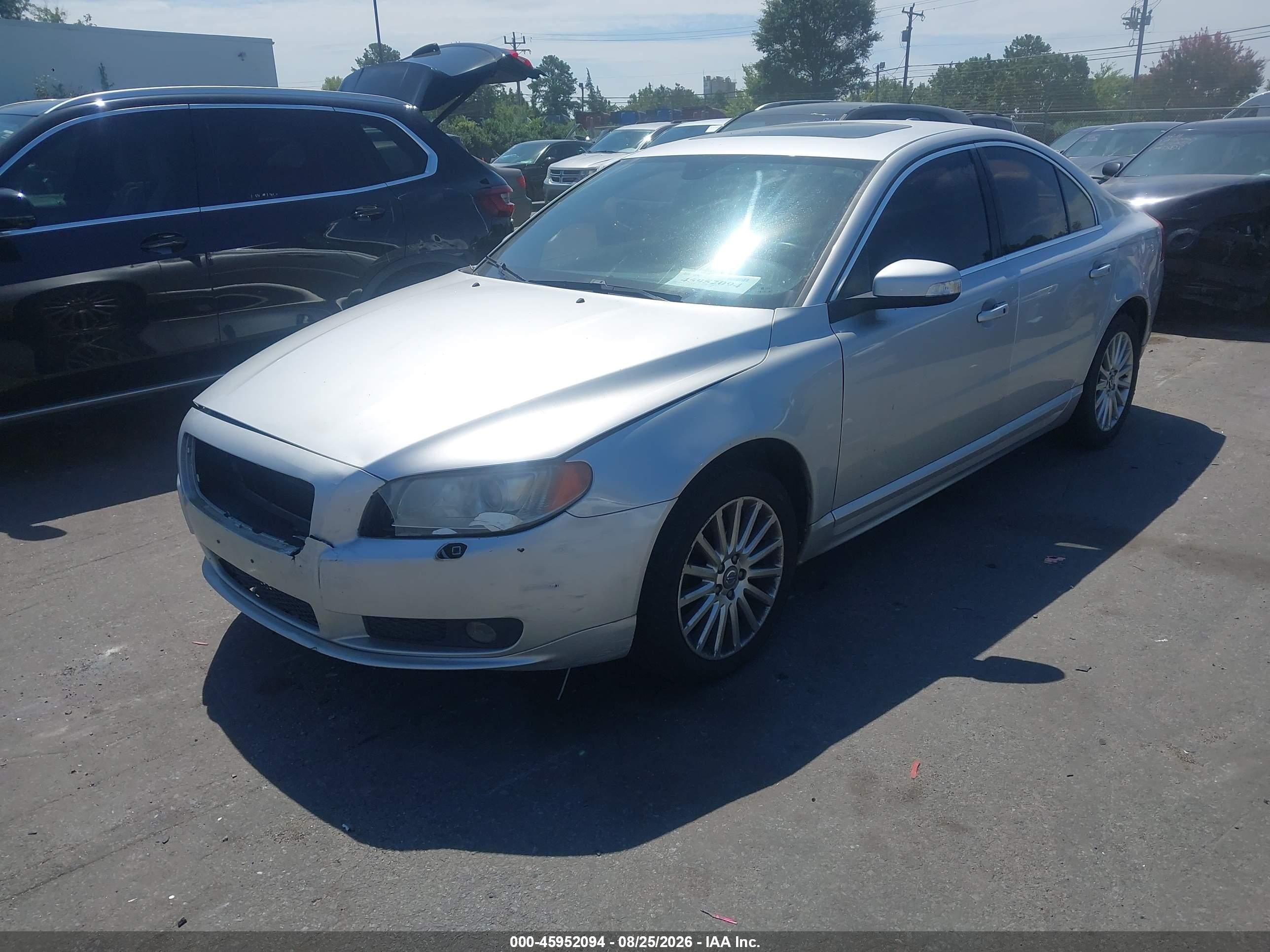 2008 Volvo S80 3.0l Turbo Серебряный vin: YV1AH992X81048725