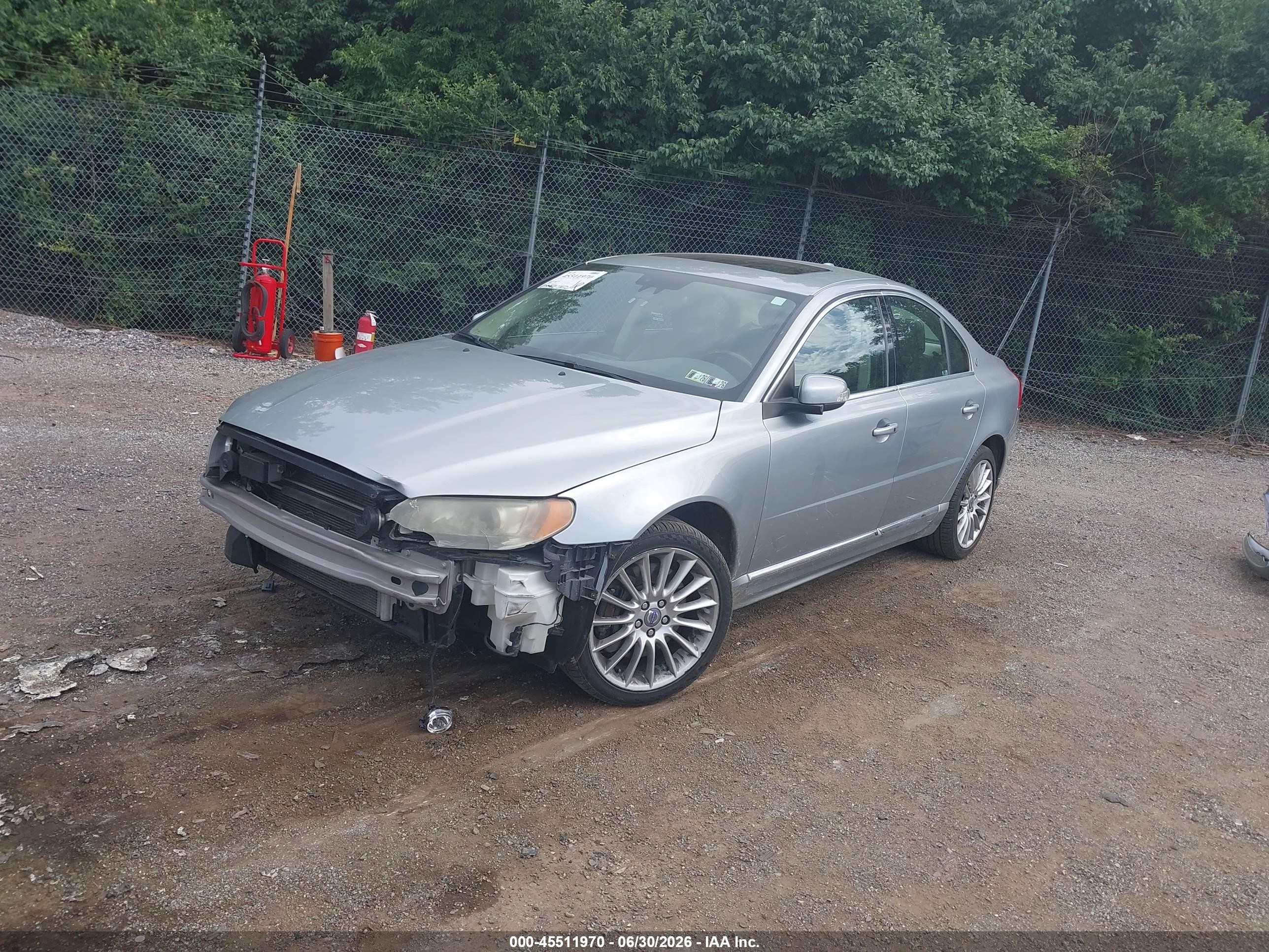 2009 Volvo S80 V8 Silver vin: YV1AR852391098834