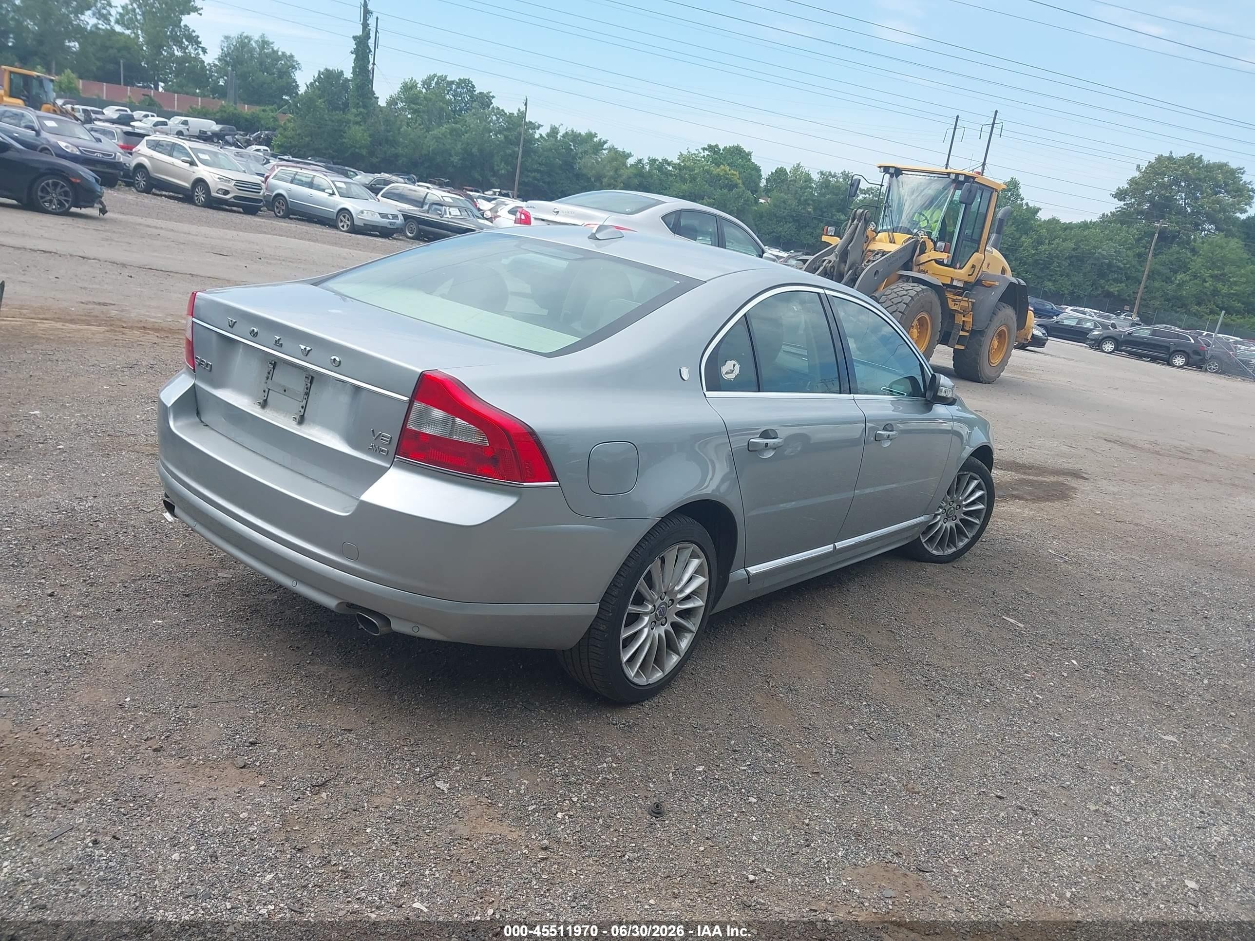 2009 Volvo S80 V8 Silver vin: YV1AR852391098834