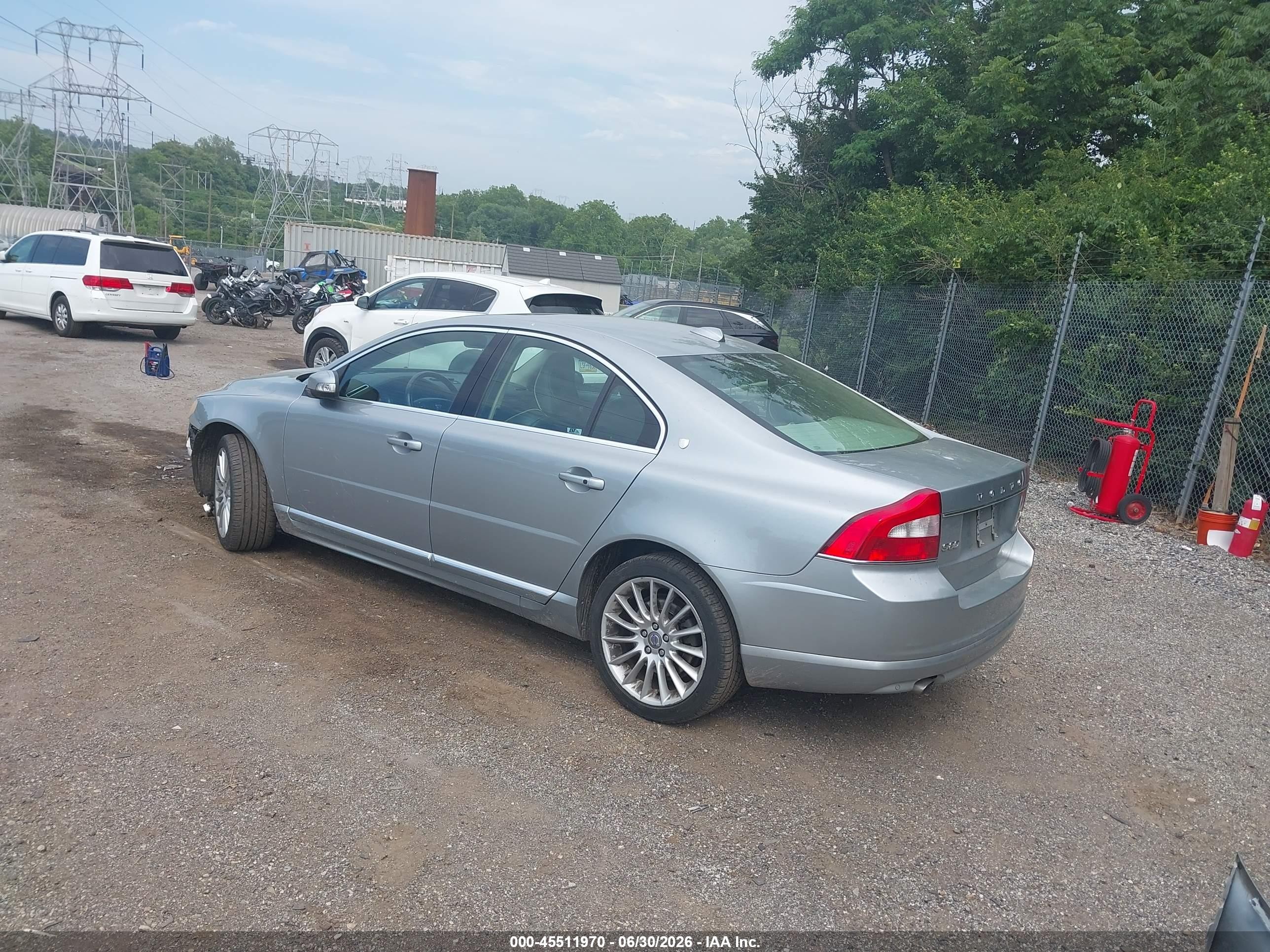 2009 Volvo S80 V8 Silver vin: YV1AR852391098834