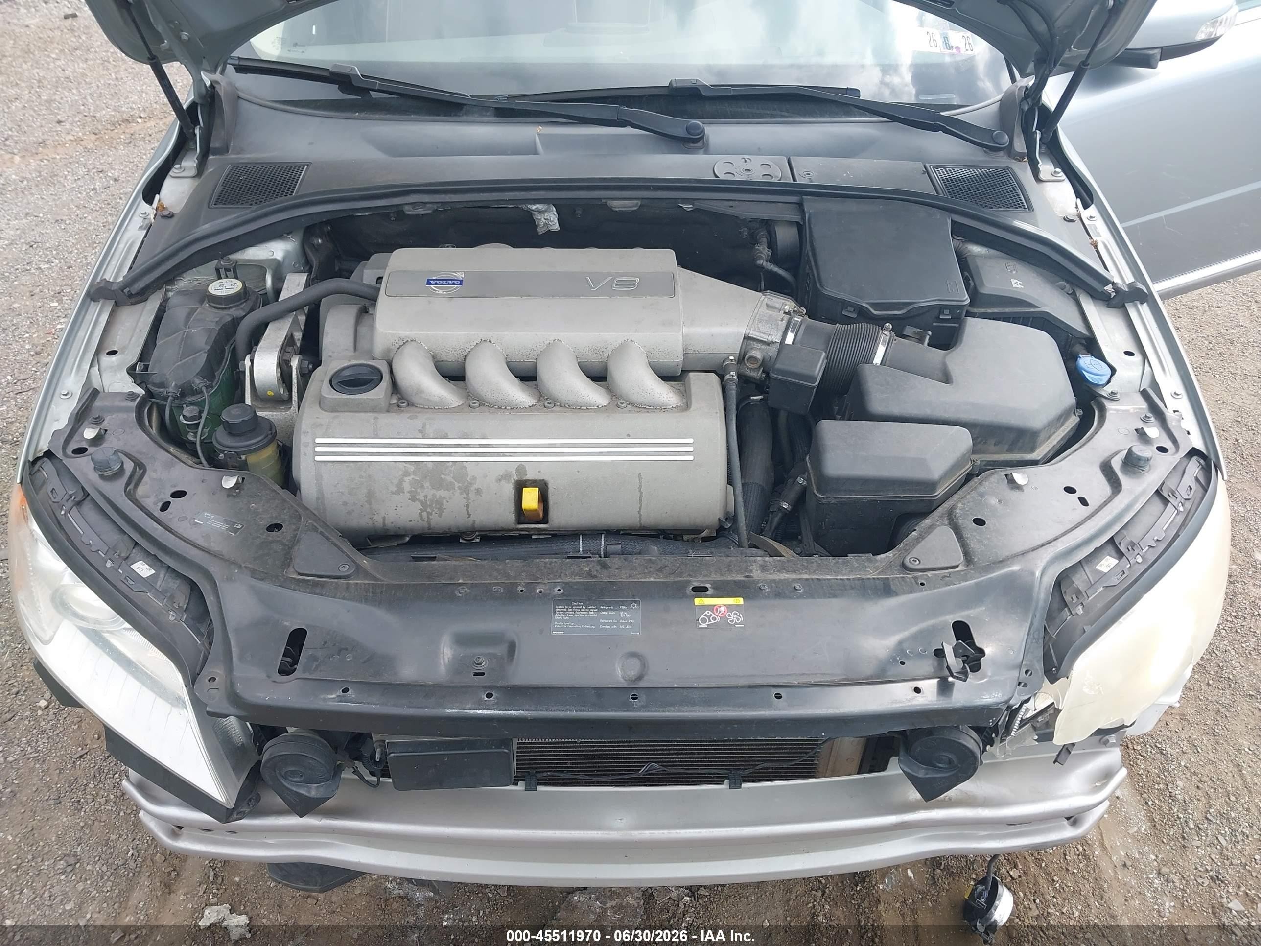 2009 Volvo S80 V8 Silver vin: YV1AR852391098834
