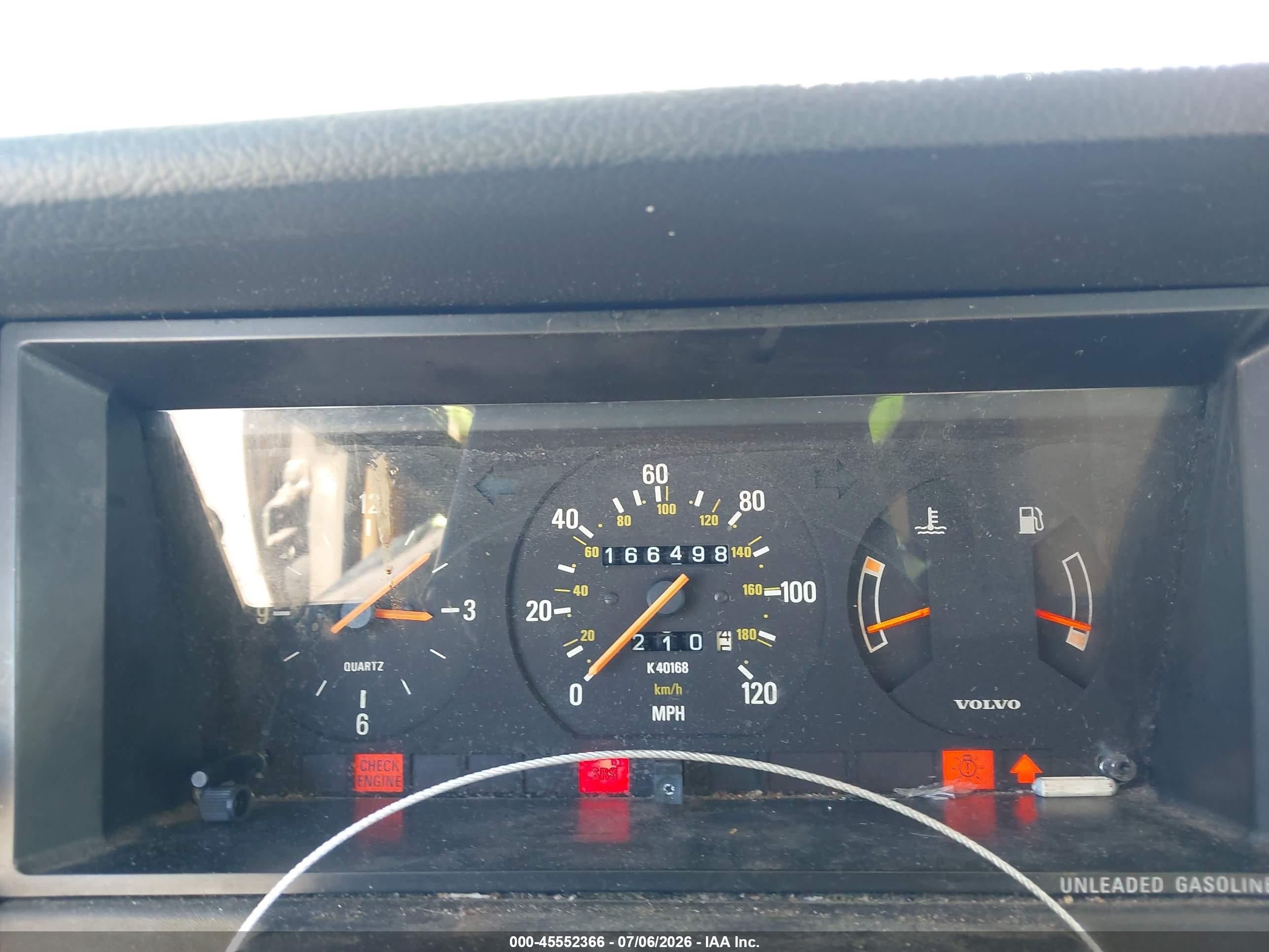 1993 Volvo 240   Brown vin: YV1AS8314P1489969