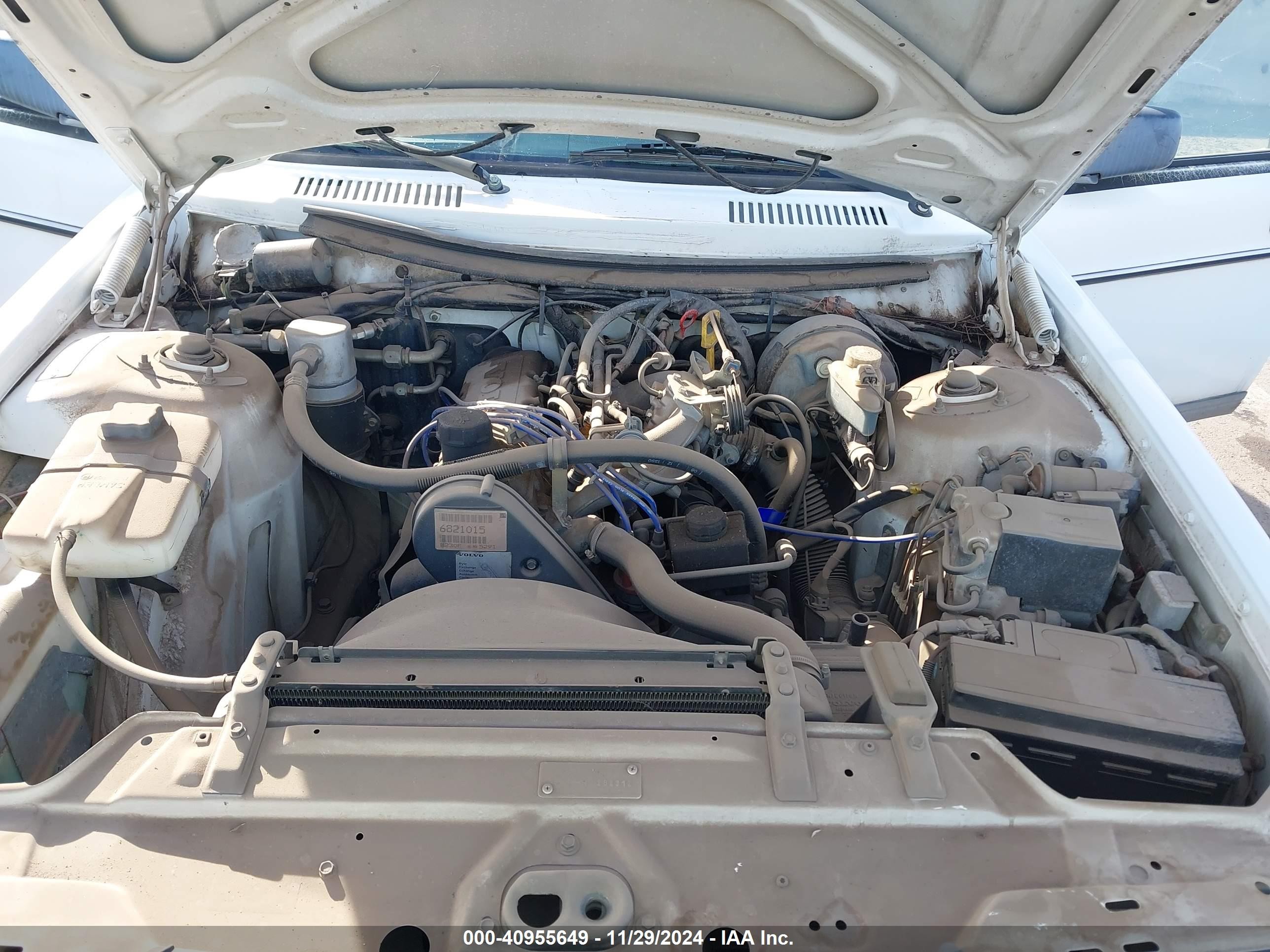 1992 Volvo 240 Gl White vin: YV1AS8801N1462449